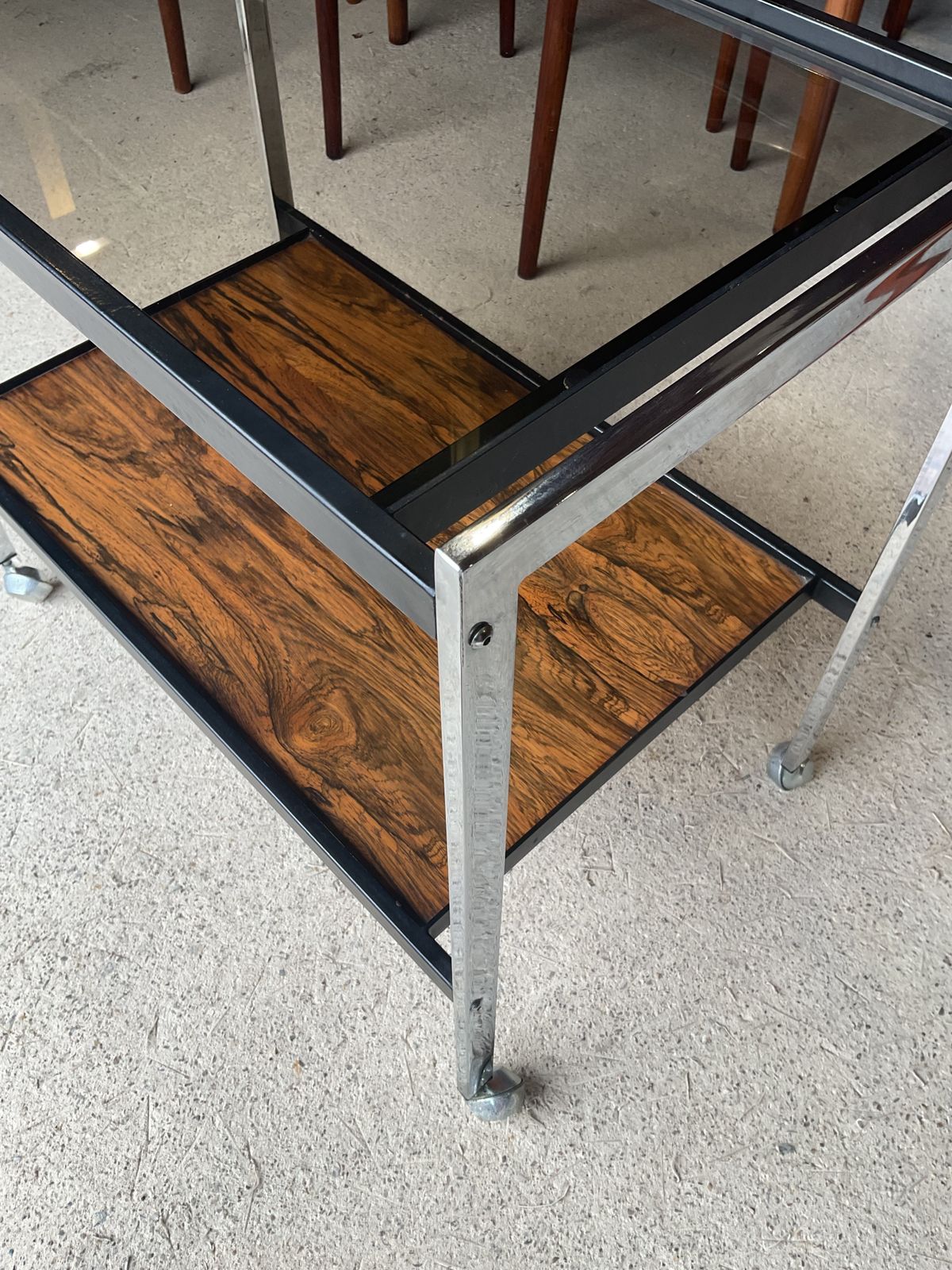 Art Deco Drinks Trolley By Howard Miller Design Associates Mid Century, 70s photo furniture