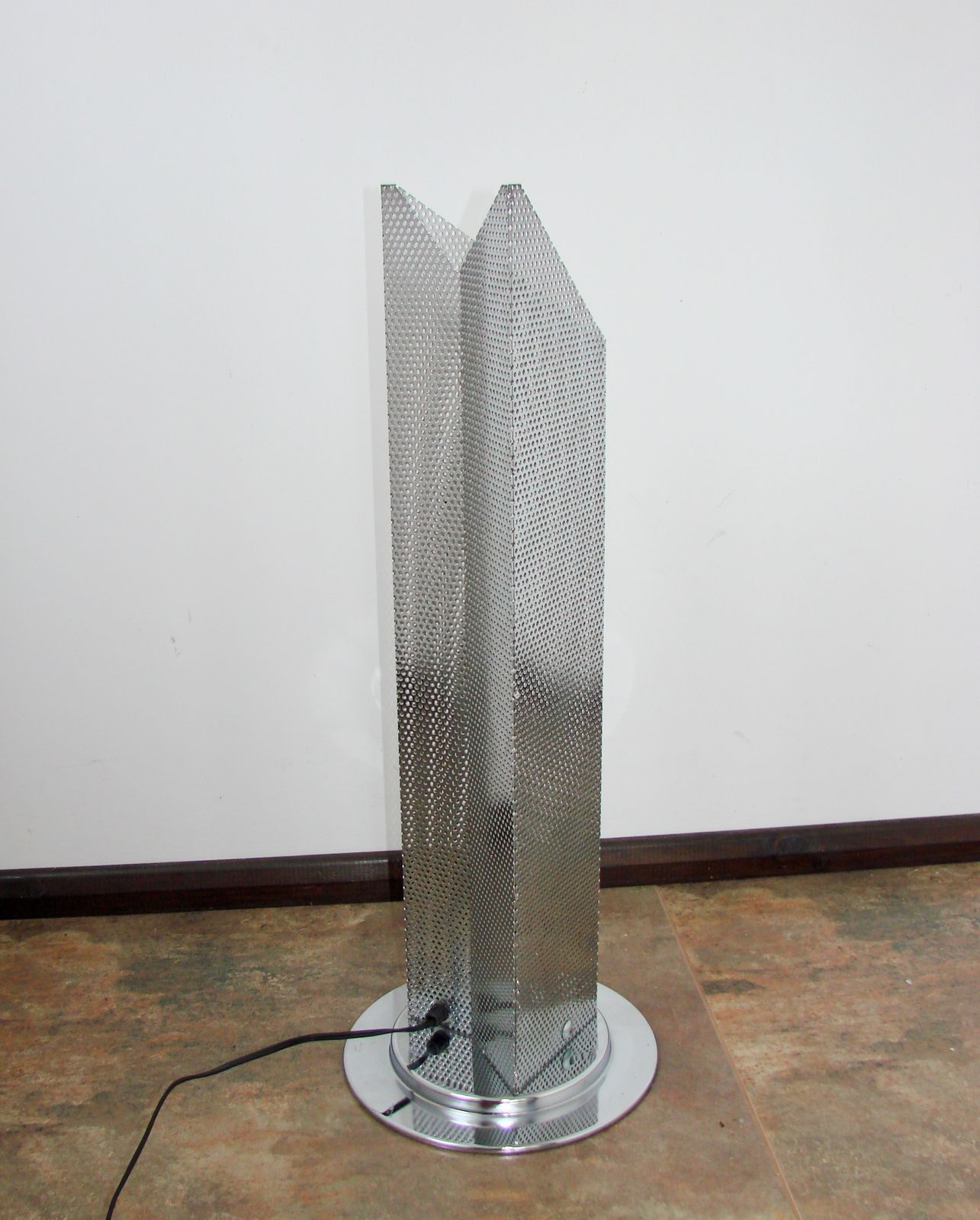 Modern 1980s Floor Lamp, Chrome, 62 Cm, E27 photo furniture