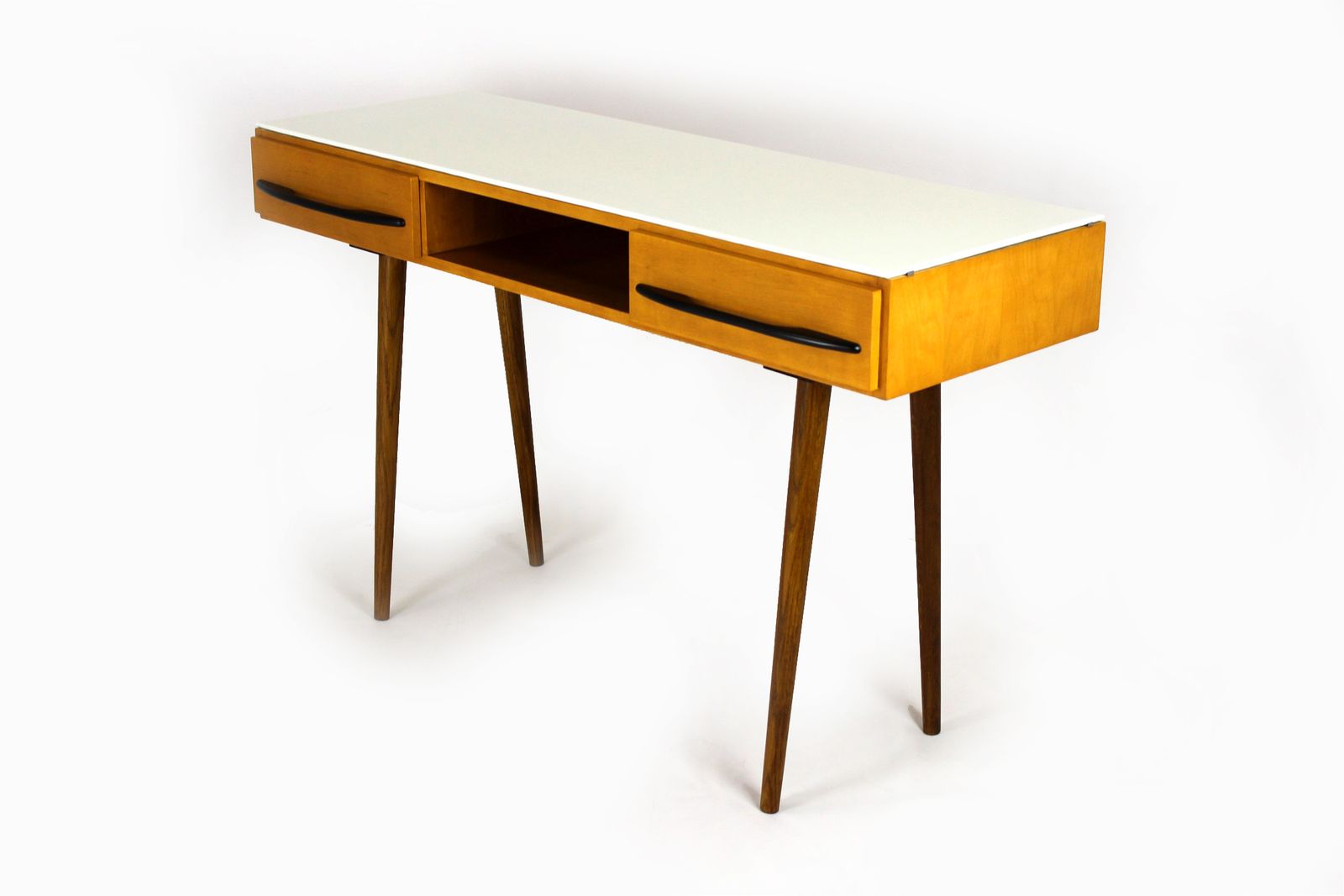Restored Mid Century Writing Desk From Up Zavody, 1960s photo for sale