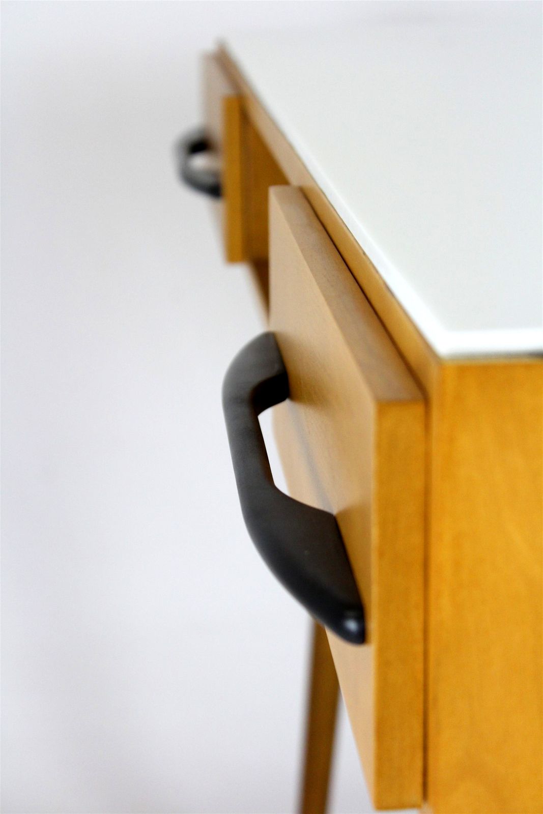 Furniture Restored Mid Century Writing Desk From Up Zavody, 1960s photo
