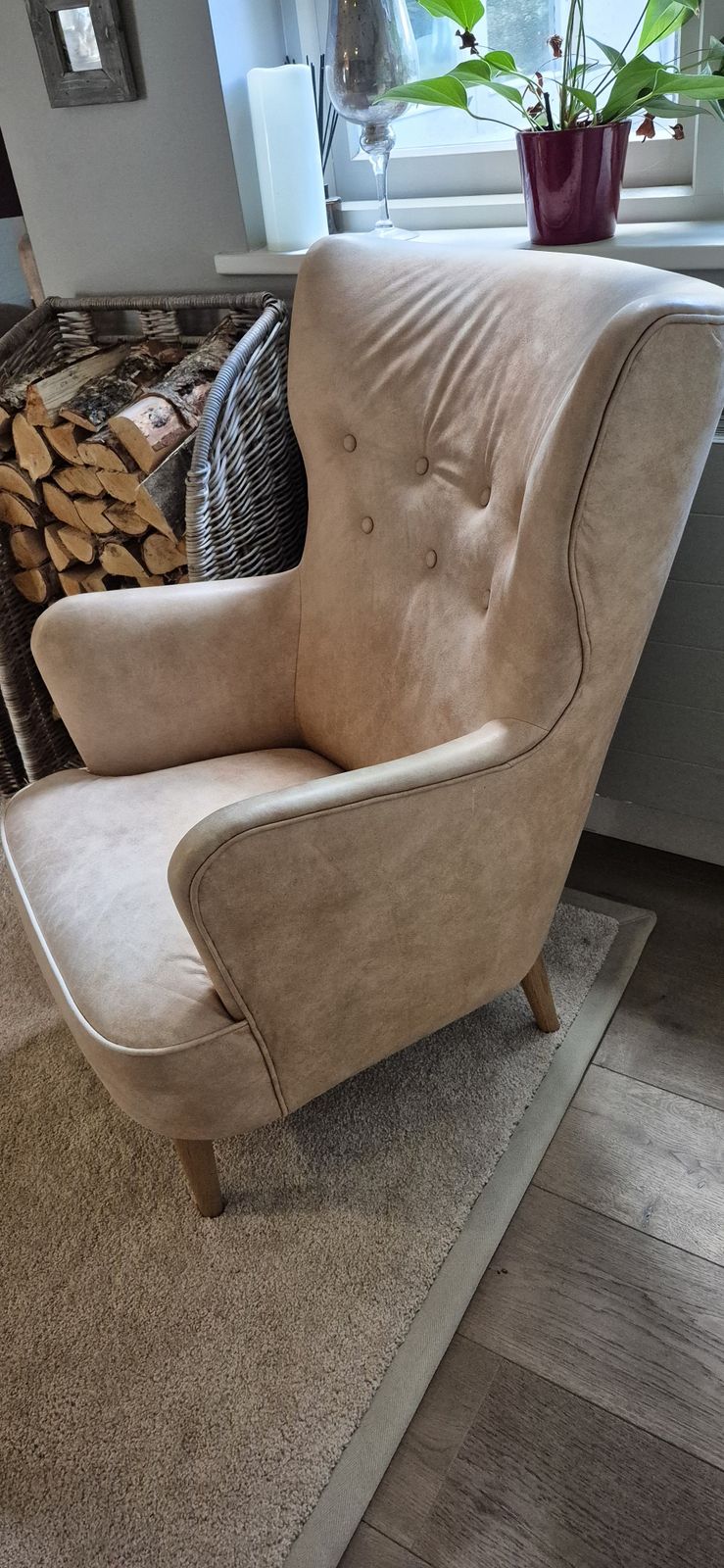 Pair Of Tanned Leather Ludwig Armchairs By Swoon photo 600.0