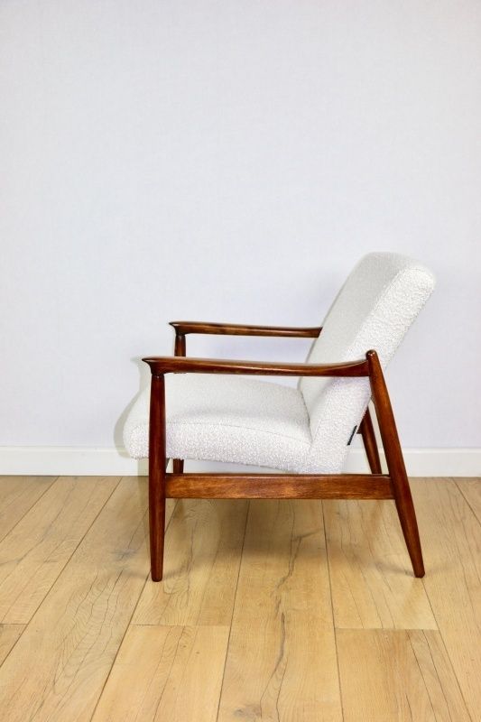 Gfm 64 Armchair, Designed By Edmund Homa From The 1970s, Ivory White   2 Pieces Available photo furniture