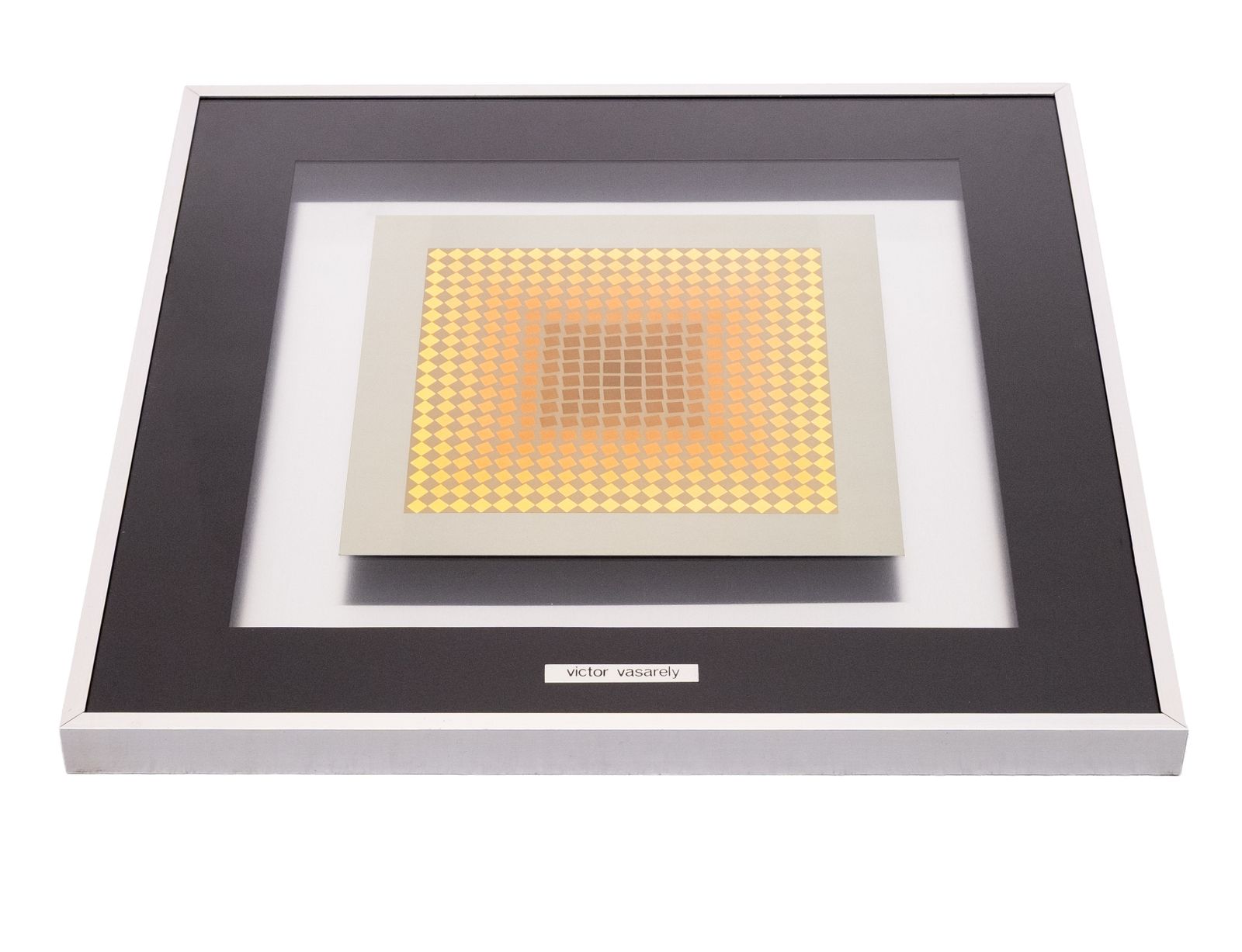 Victor Vasarely Heliogravure Print 1972 photo Woonaccessoires