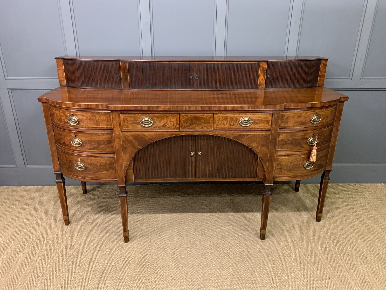Large George III Inlaid Mahogany Sideboard photo furniture