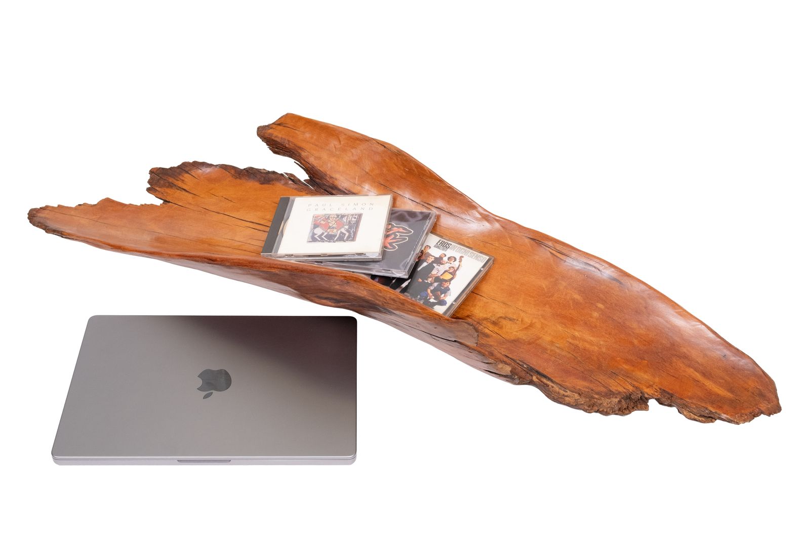 Woonaccessoires Grote Handgedraaide Fruitschaal Van Berkenhout, Ca. Jaren 1970, Alaska photo