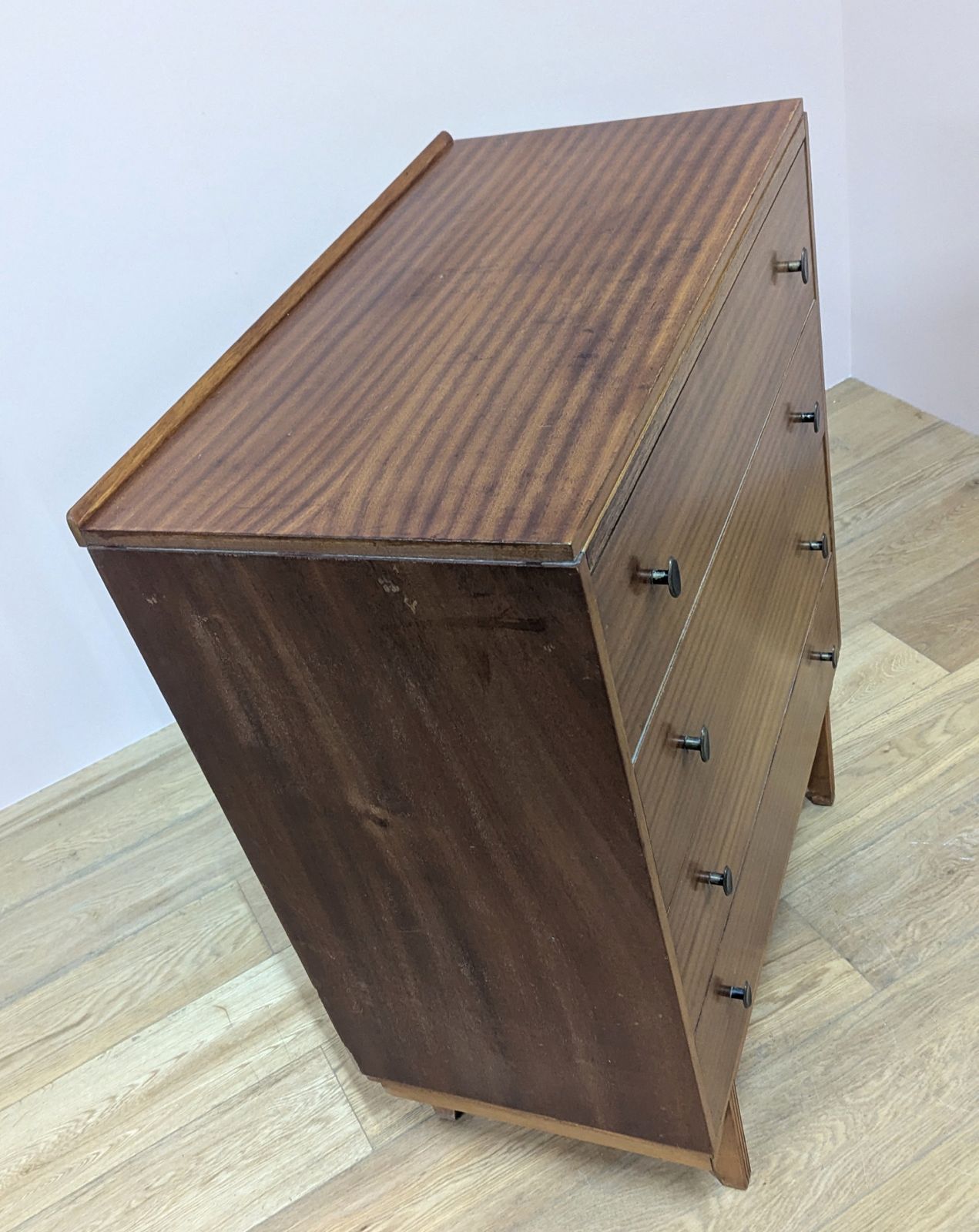 Vintage Early 1960s Tall Boy Chest Of Drawers By Austinsuite photo for sale