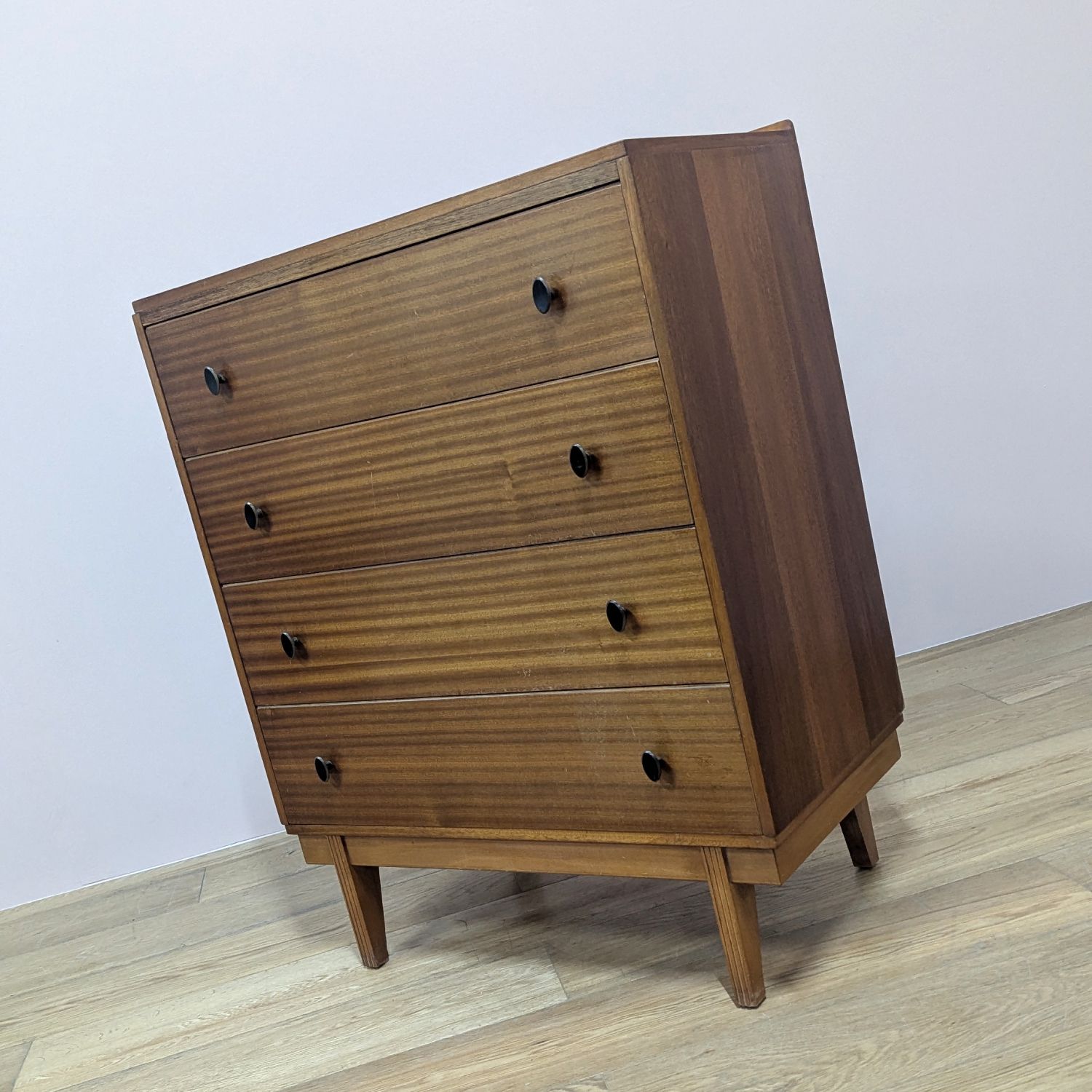 photo for sale Vintage Early 1960s Tall Boy Chest Of Drawers By Austinsuite