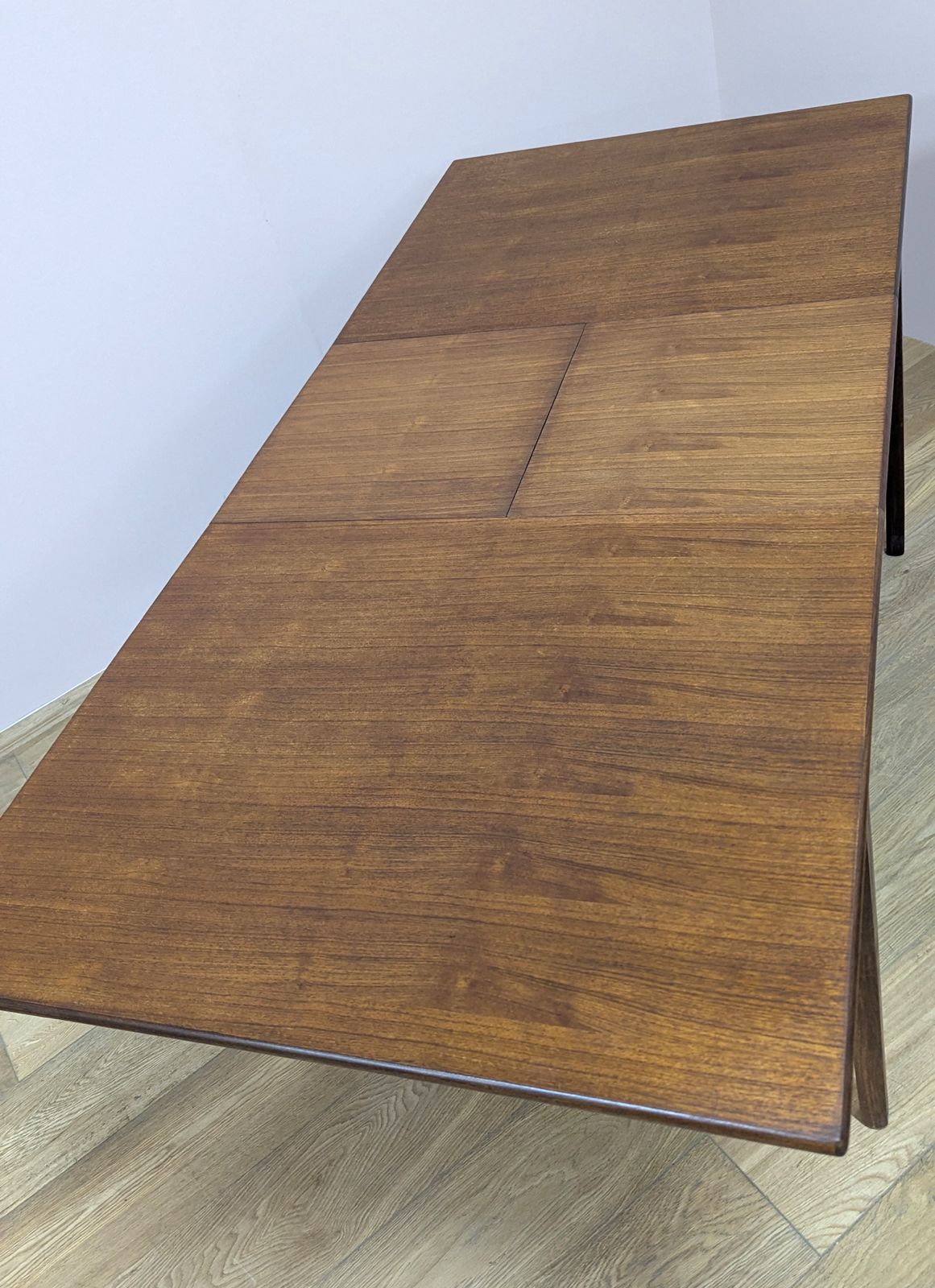 Midcentury 1960s Rectangular Extending Teak Dining Table By McIntosh photo for sale