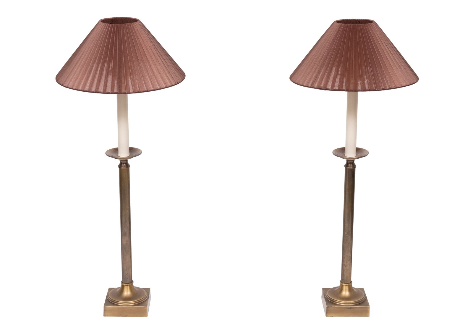 Kullmann Lampen Set Tafellampen Bronskleur Jaren 1970 Duitsland photo furniture