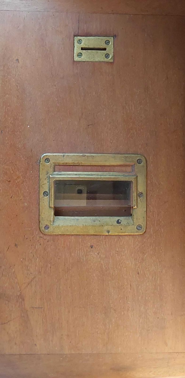 Antique Parnall And Sons Wooden Cash Box photo for sale