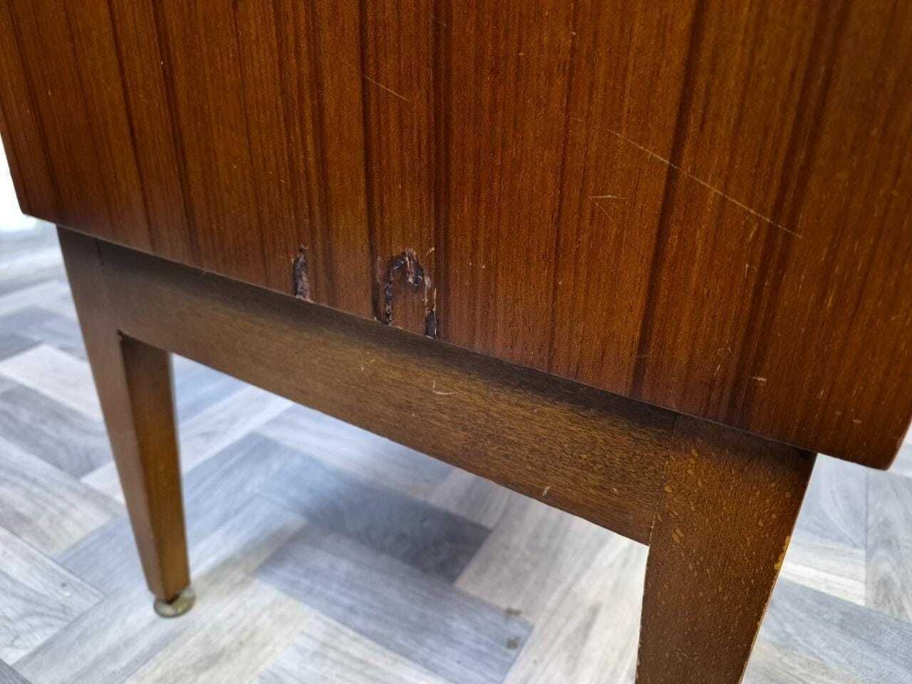 photo buy Vintage Mid Century Long Teak & Rosewood Sideboard Retro Mcm Scandi Danish