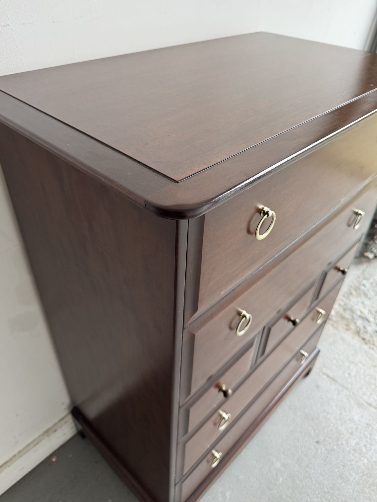 photo furniture Large Vintage Tallboy Chest Of Drawers By Stag