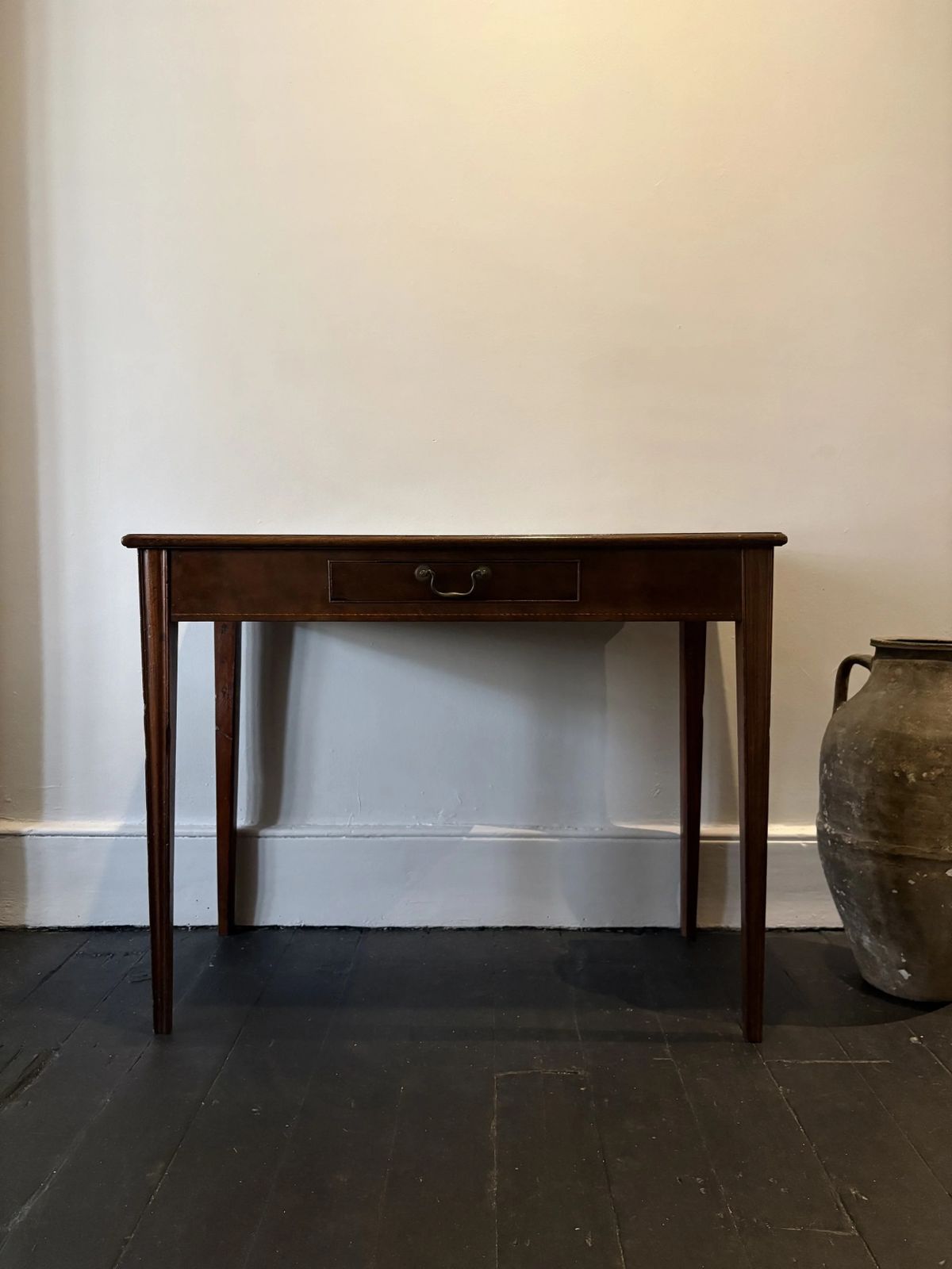 19th Century Mahogany Writing Desk / Console, France Circa 1870