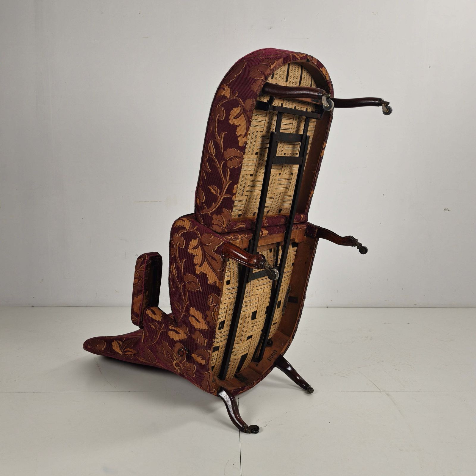 Early 20th Century Adjustable Reclining Armchair By Drevette L.M., Circa 1900–1920 photo buy