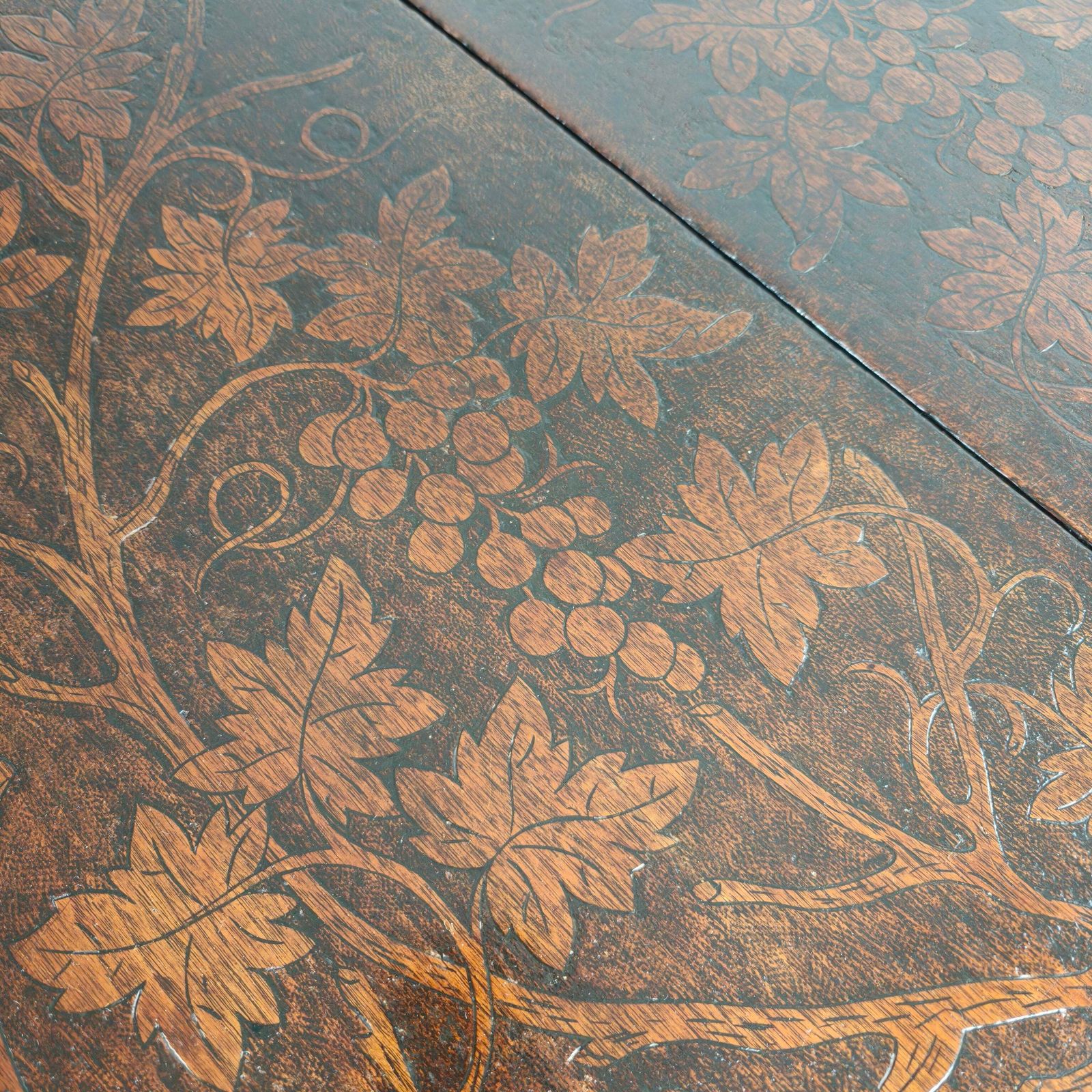 photo vintage Black Forest Center Table By Matthijs Horrix For Horrix Den Haag, 1890s