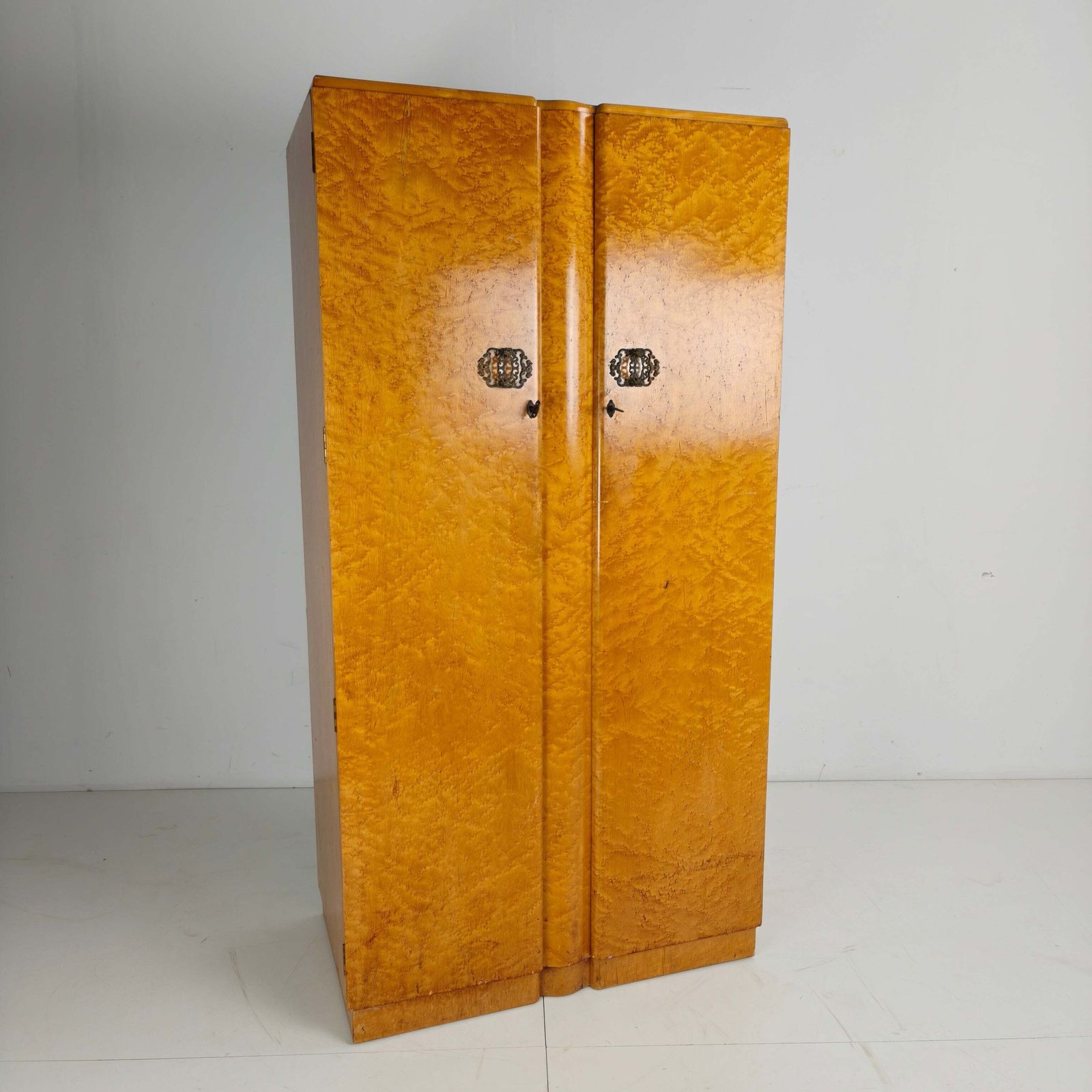 English Art Deco Gentleman’s Wardrobe By Wrighton Furniture photo furniture