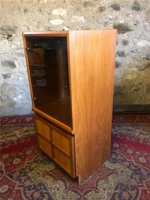 Teak Nathan Record Player Cabinet Hifi Cabinet. 0438 photo furniture