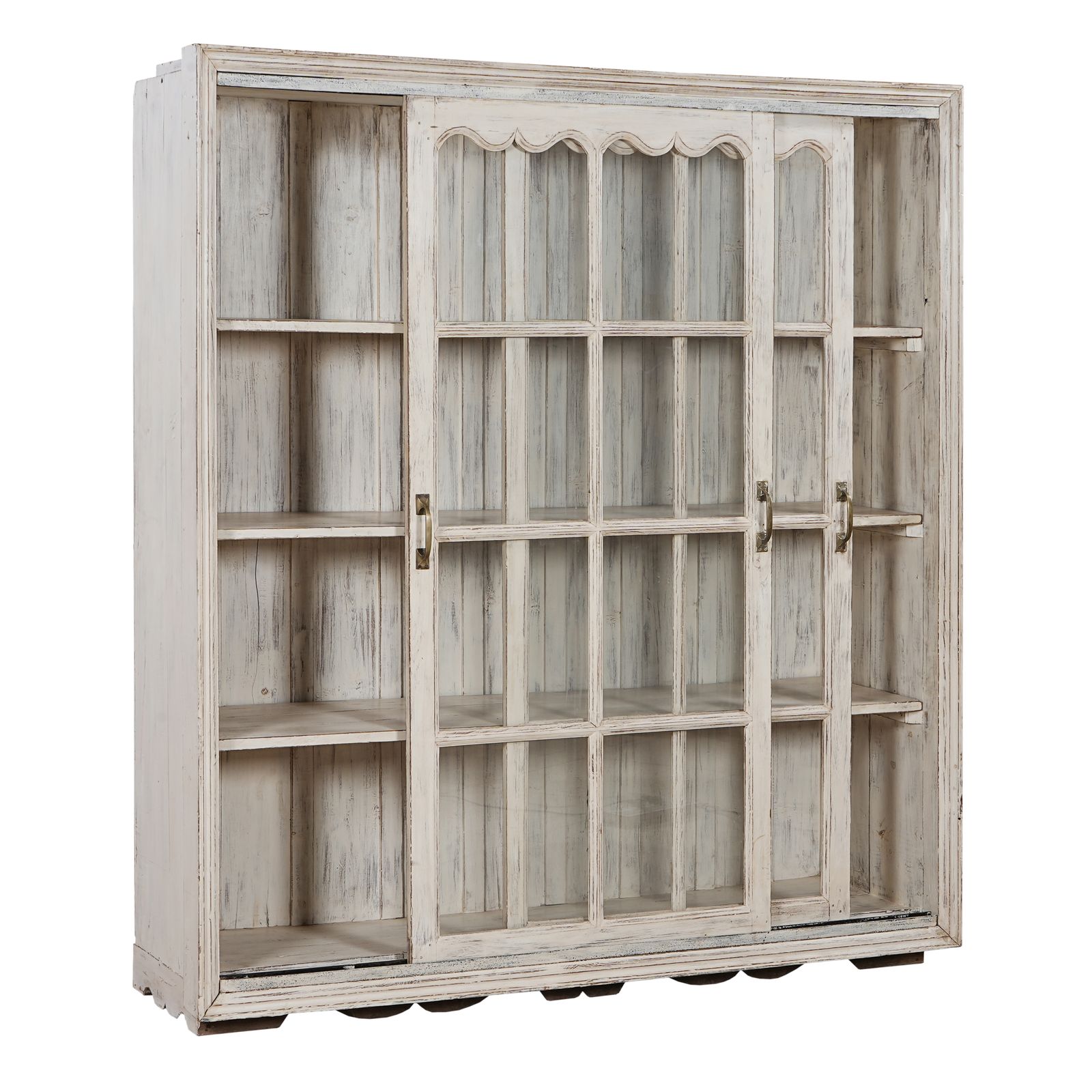Sari Vintage Reclaimed Indian Glass Cabinet photo furniture
