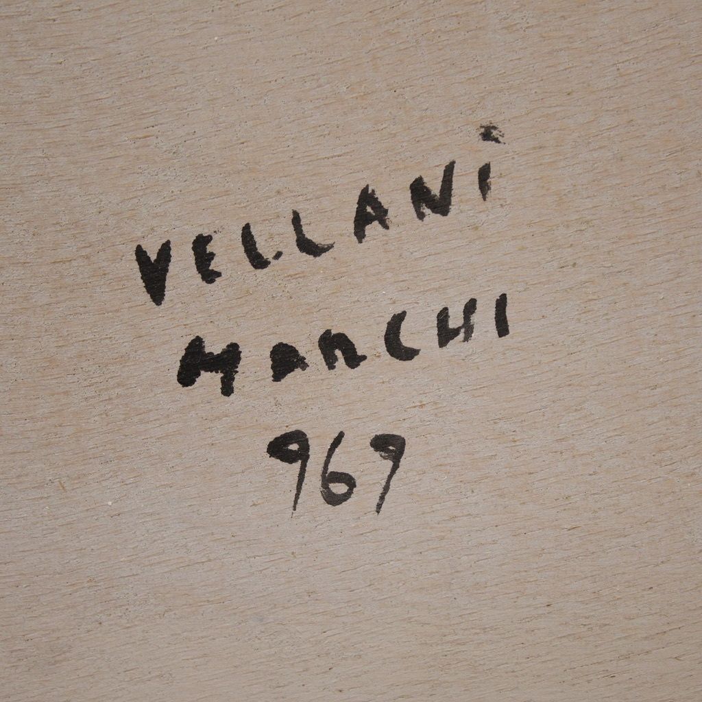 Italian Female Nude Painting Signed Vellani Marchi photo vinterior