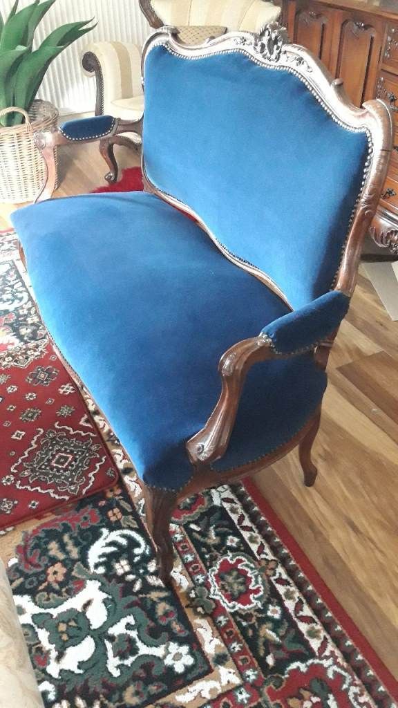 Victorian Reupholstered Sofa photo Furniture