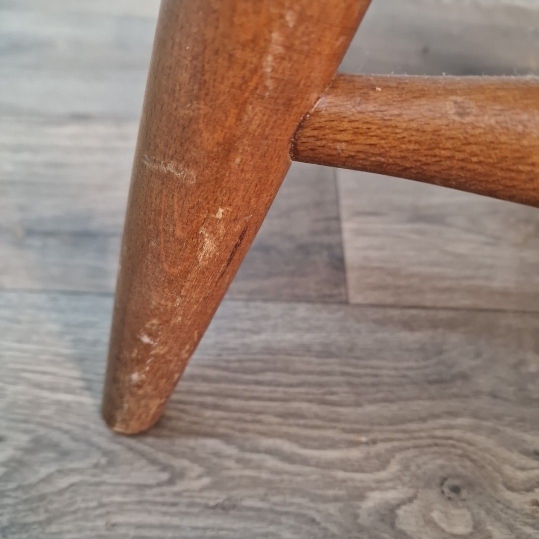 photo buy Vintage Wooden Captains Chair – Spindle Back Smokers Bow Seat Pub Desk Retro