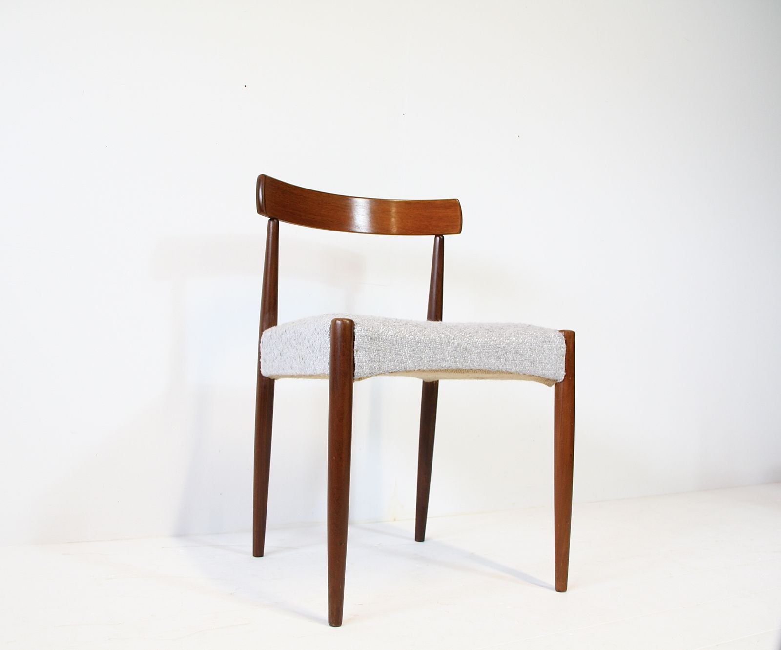 photo furniture Vintage Desk Chair By Arne Hovmand Olsen   Teak & Boucle