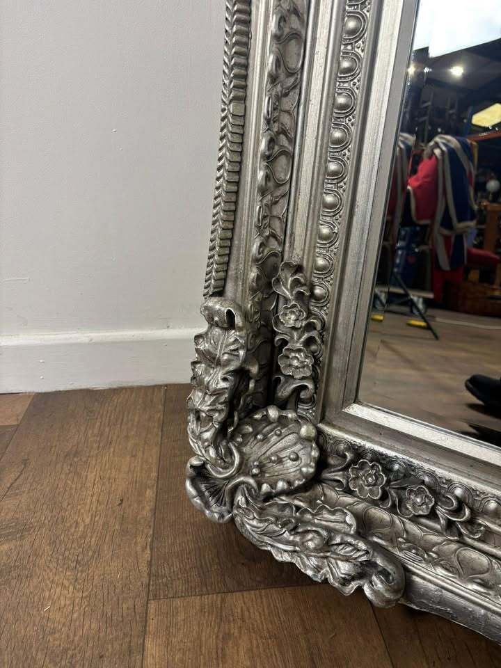 photo for sale Large Gallery Reproduction Rectangular Bevel Edged Lean Mirror
