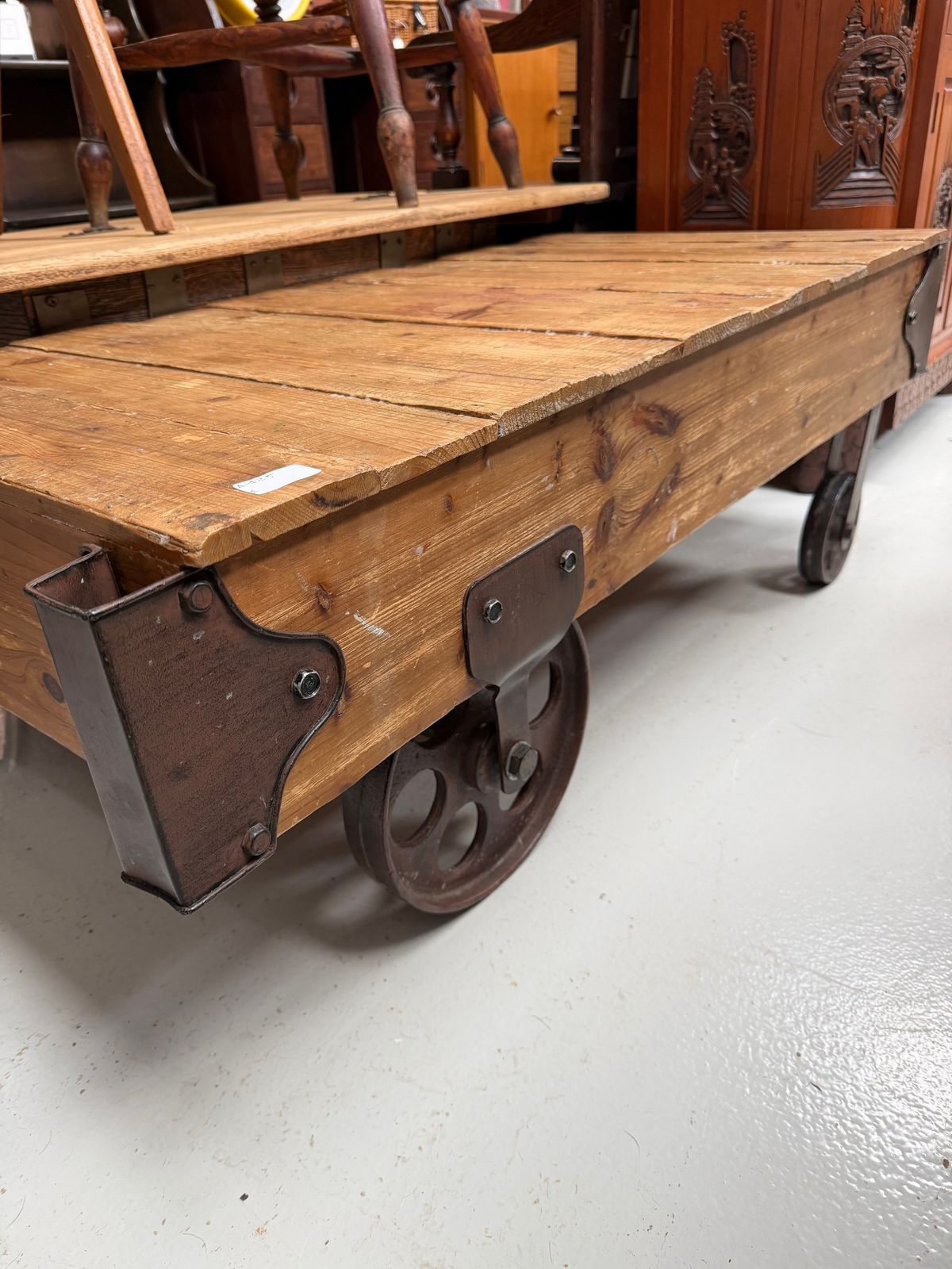 Coffee Table In The Form Of A Station Barrow photo for sale