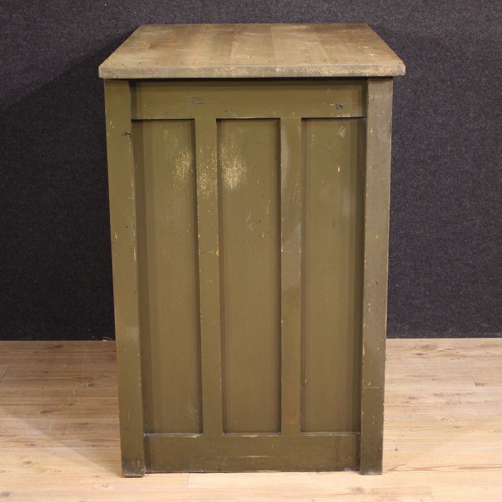 photo furniture 20th Century Woodcut Workshop Chest Of Drawers In Lacquered Wood