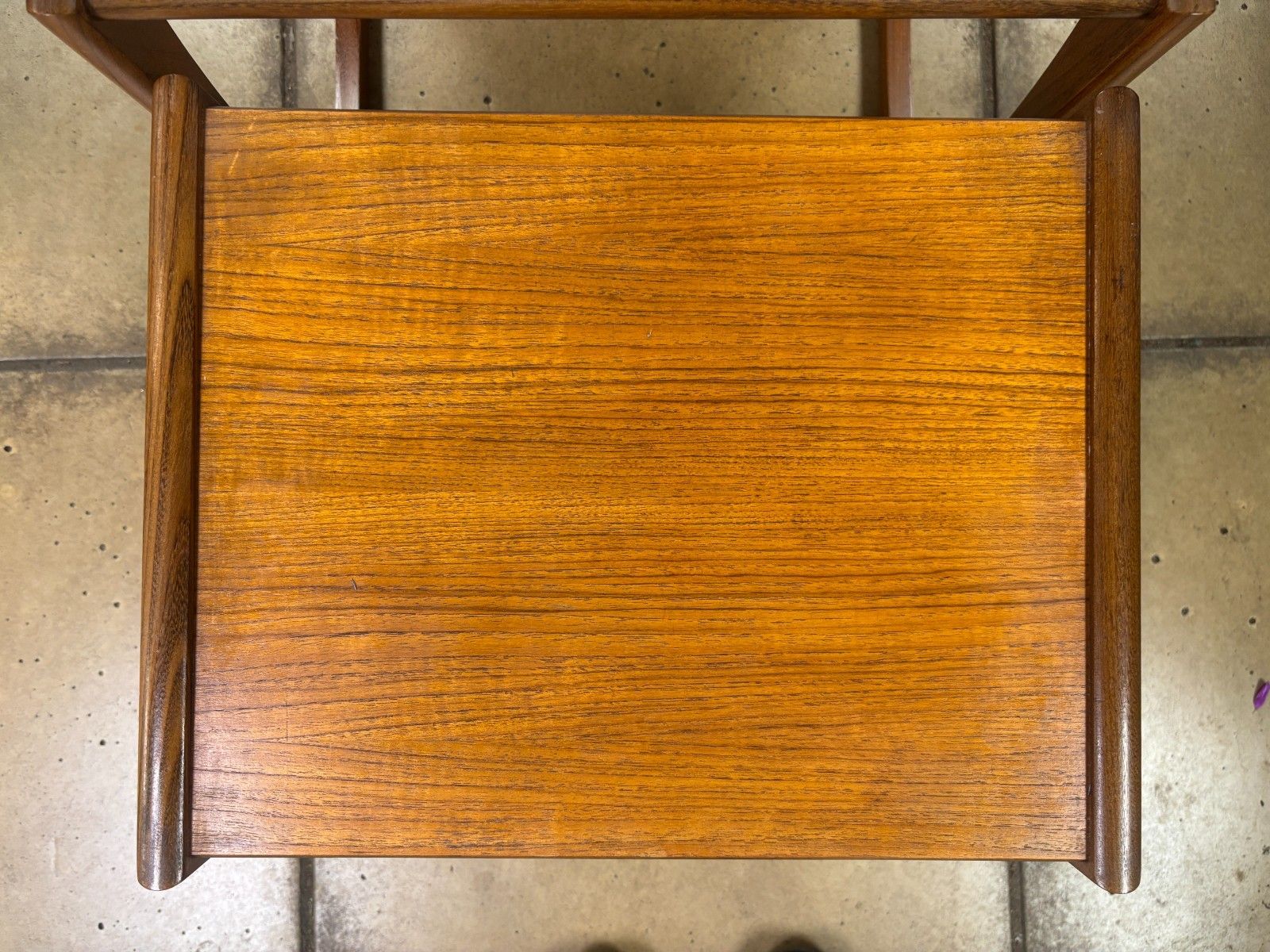 Mid Century G Plan Teak Quadrille Nest Of Tables photo for sale