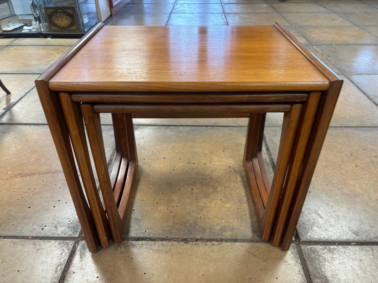 photo for sale Mid Century G Plan Teak Quadrille Nest Of Tables