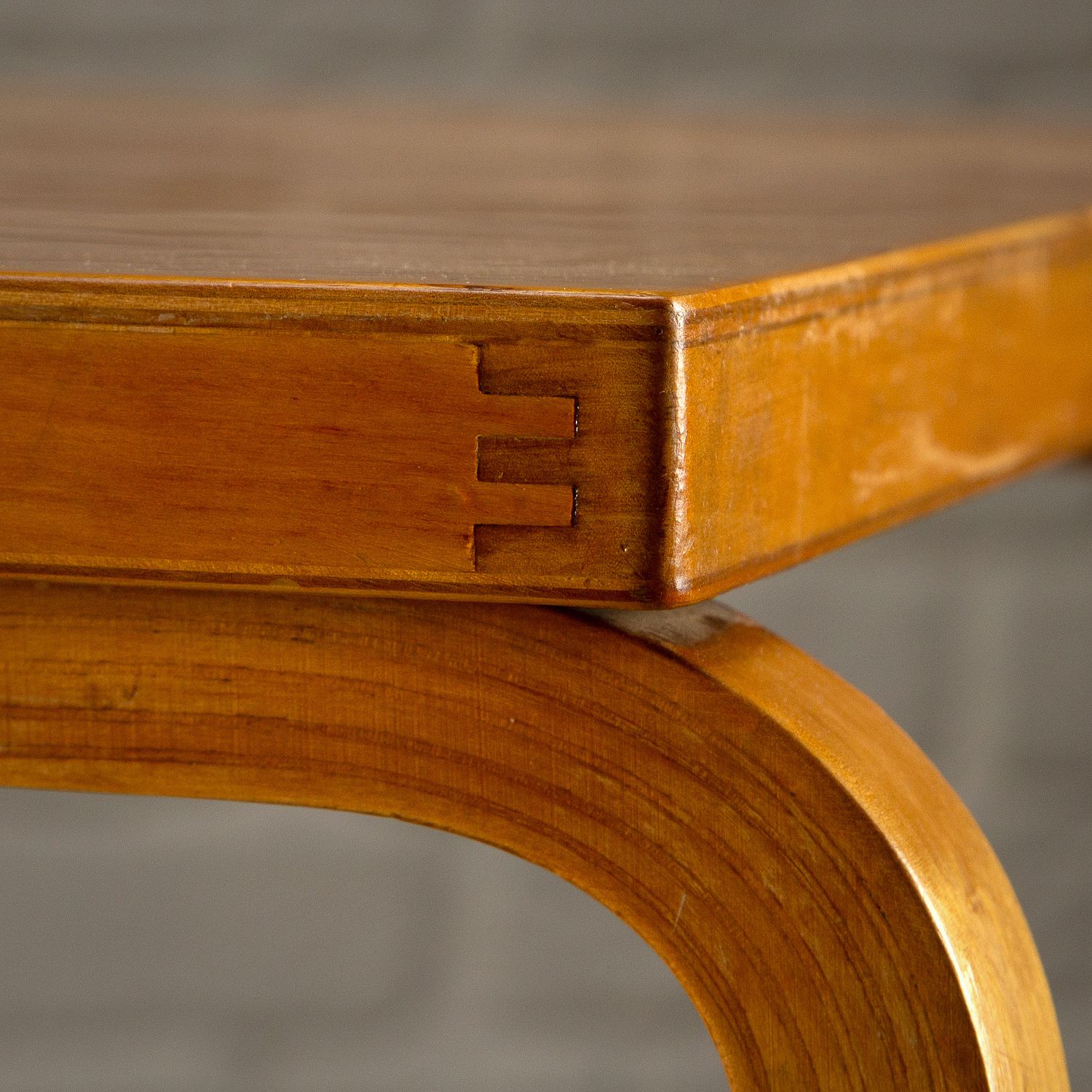 Model 88 Side Table In Karelian Birch By Alvar Aalto, Finland, 1930s photo Furniture