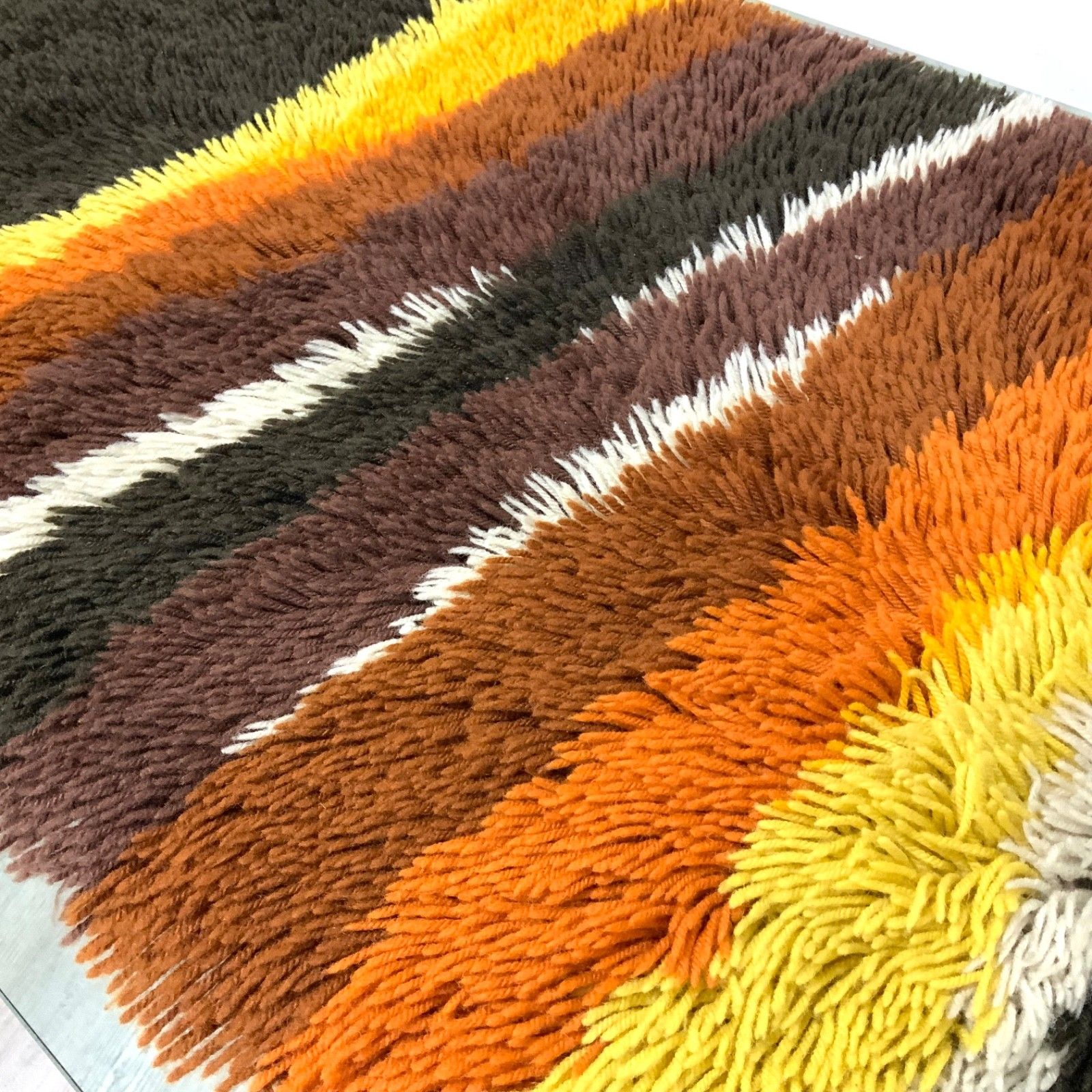 Desso Rug Shag Dralon Wool 60s 70s Vintage Mid Century 70cmx 140cm photo buy
