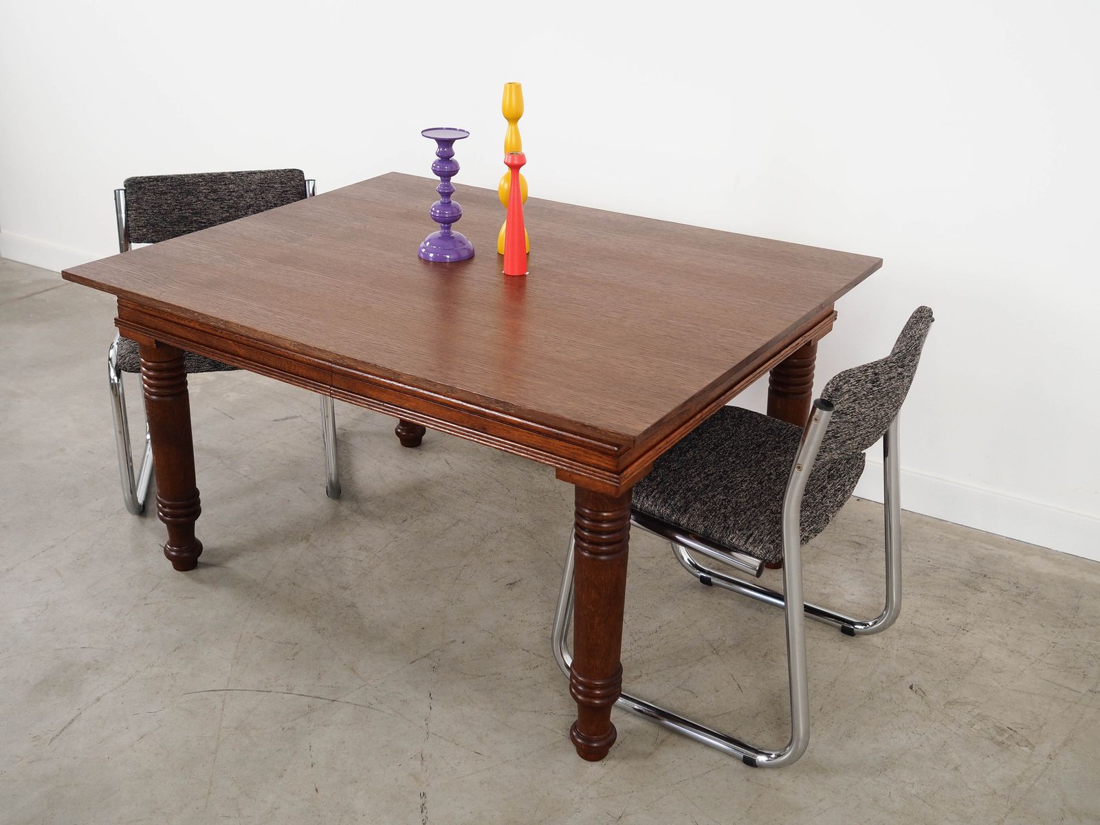 Eiken Tafel, Deens Design, Ca. Jaren 1960, Gemaakt In Denemarken photo Meubels