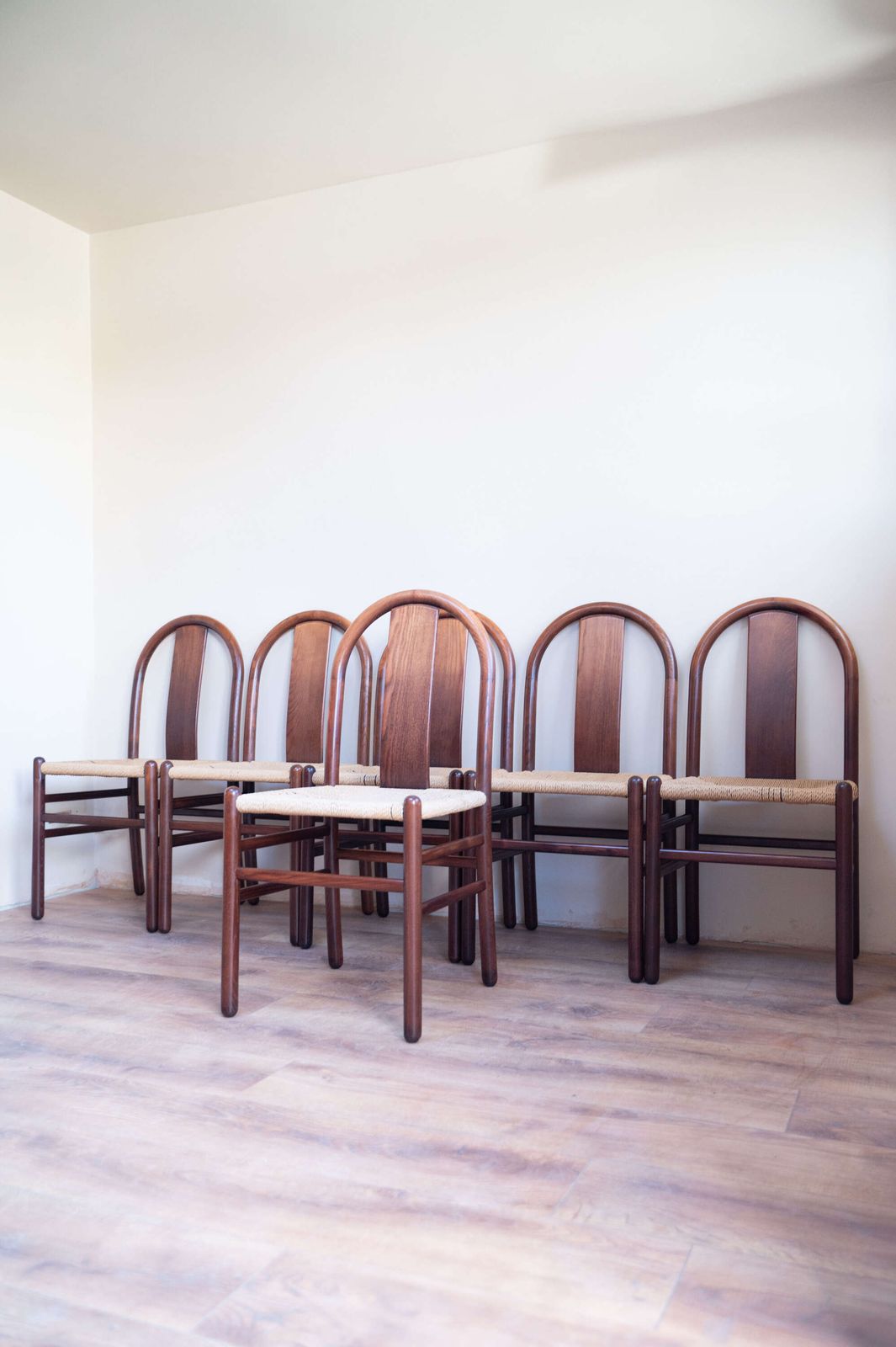 Set Of 6 Annig Sarian Tisettanta Vintage Dining Chairs