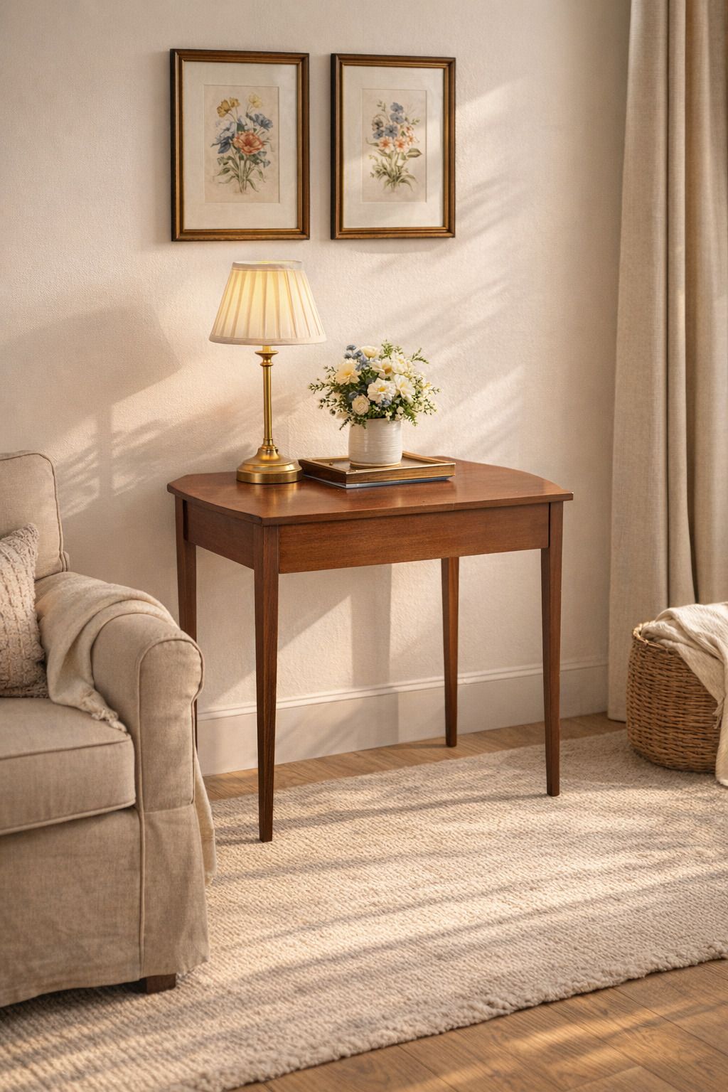 Tavolino Mid Century Modern Anni '60 Legno Pregiato Design