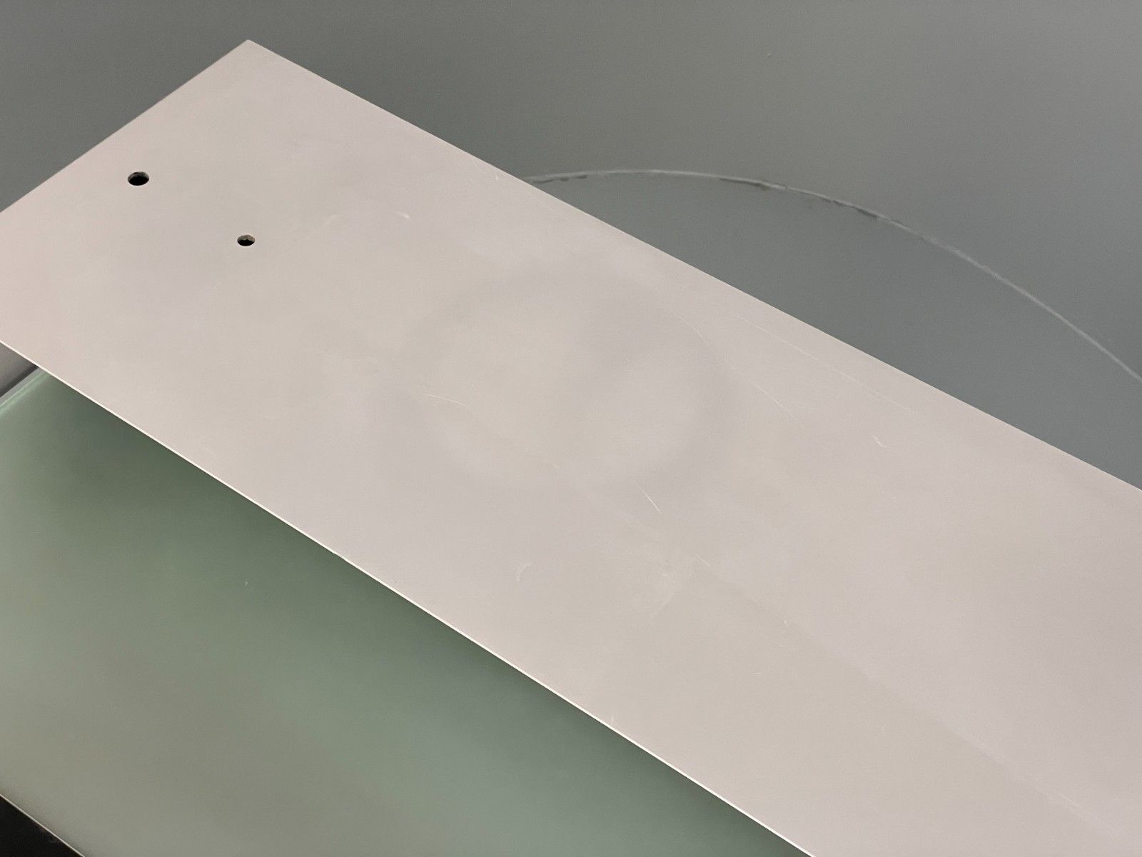 Bulo M2 Computer Desk Luc Vincent 1990s Modern Designer Glass Eb11701 Mwoo photo vinterior