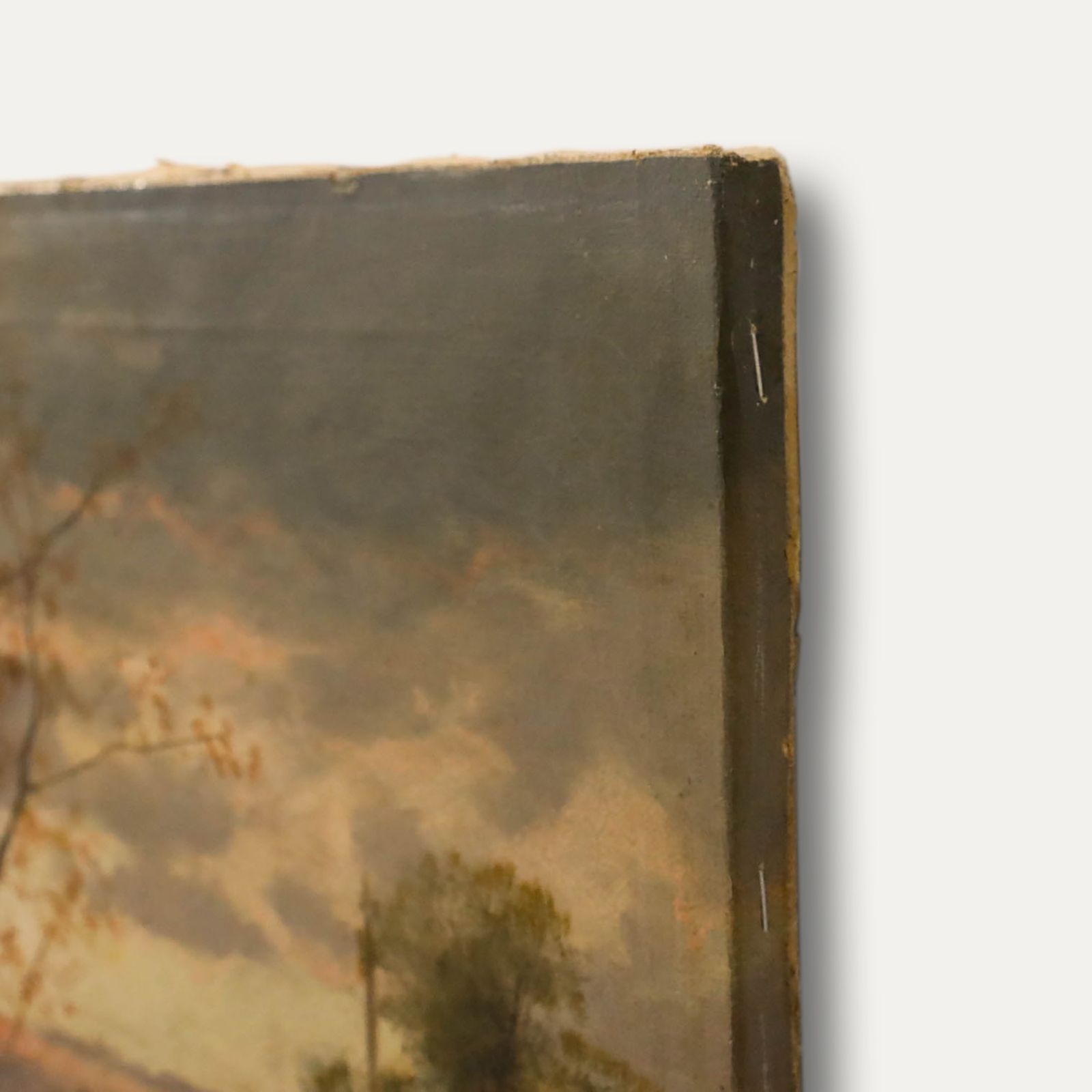 Charles W. Oswald Early 20th Century Oil, A Late Summer's Evening photo 325.0