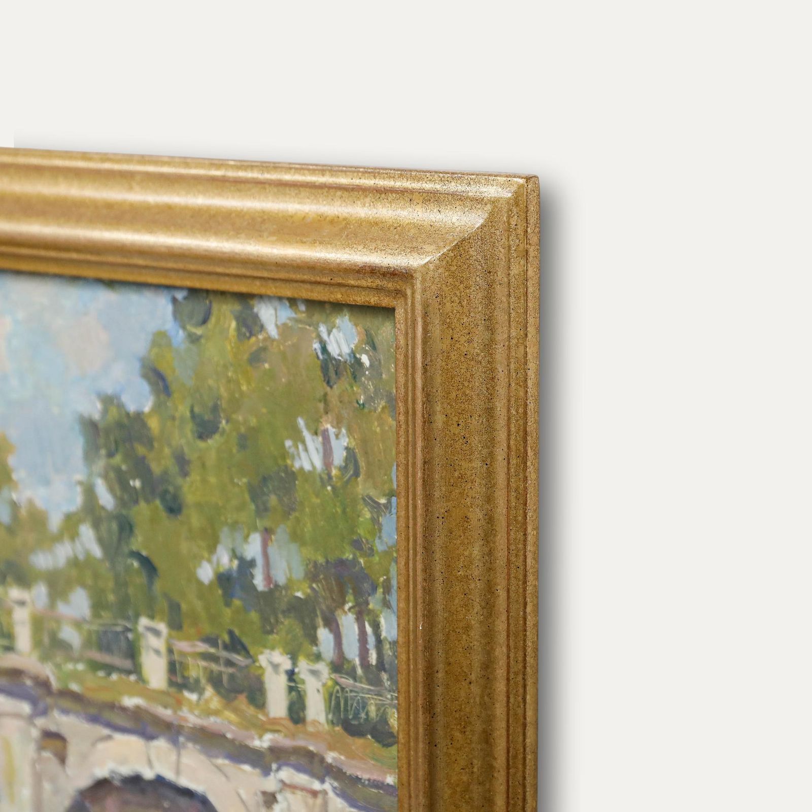 Andrei Alexeevich Ounkovsky (1928 2021) Framed 1963 Oil, At The Bridge photo 495.0