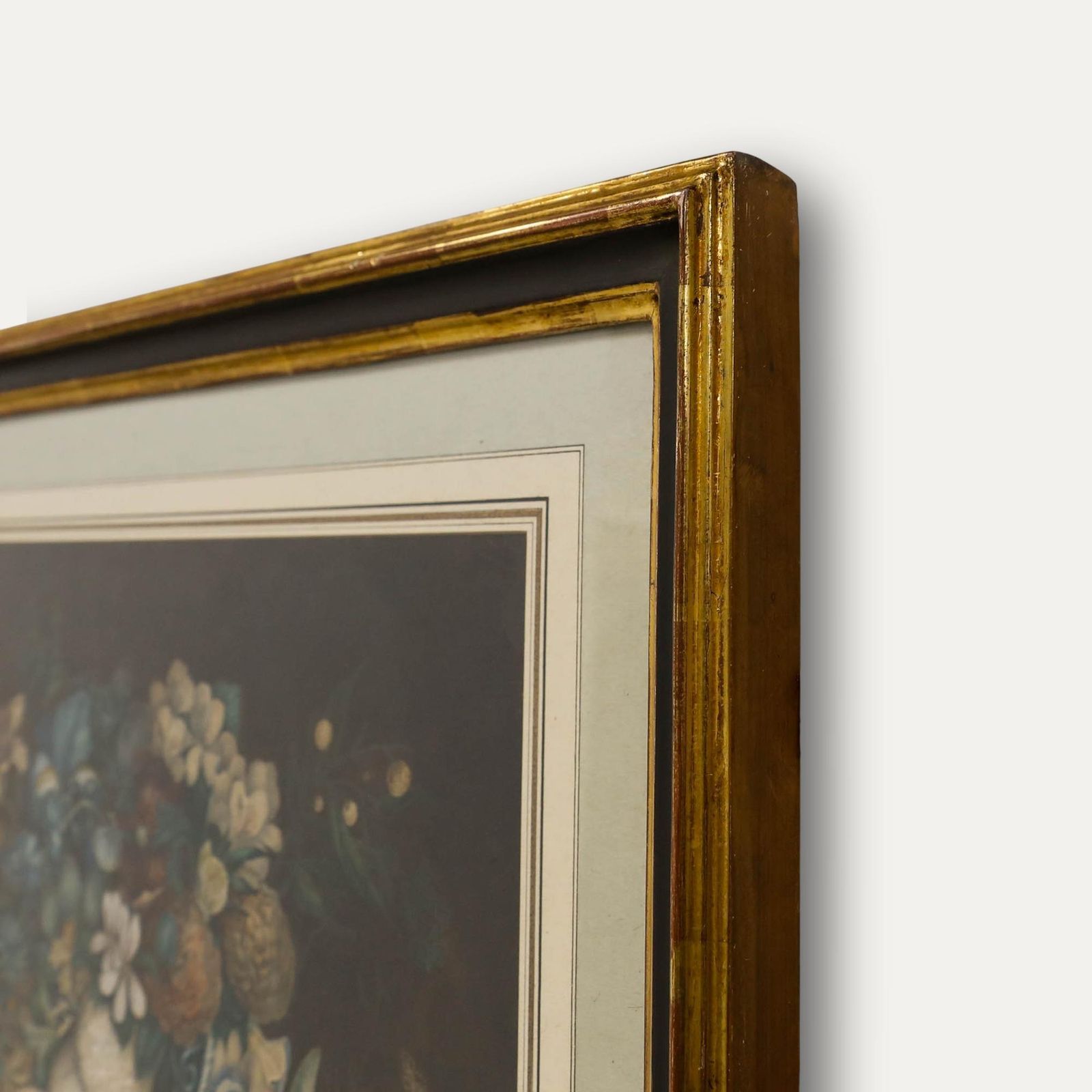 Framed 19th Century Watercolour Still Life With Flowers And Insects photo 450.0