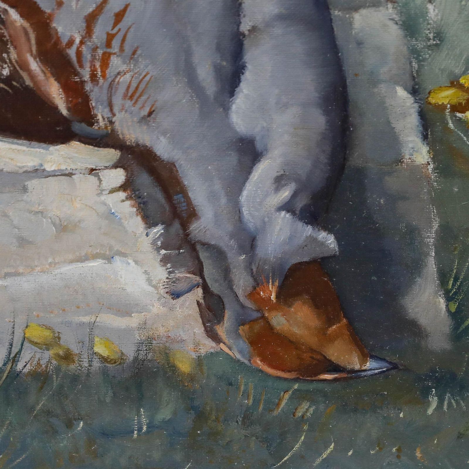 Christiaan Le Roy (1884 1969) Framed Mid 20th Century Oil, Dead Partridge photo Art