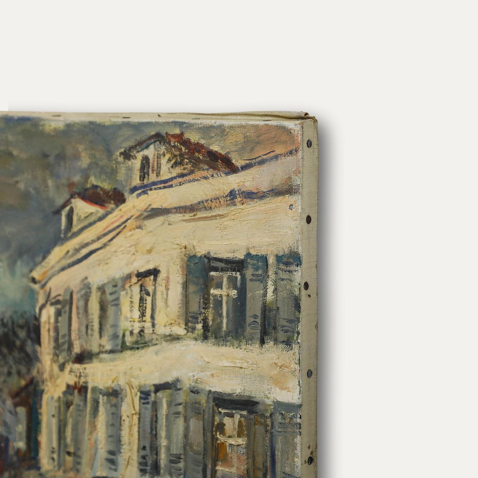 René Zimmermann (1904 1991) Mid 20th Century Oil, Montmartre photo Art