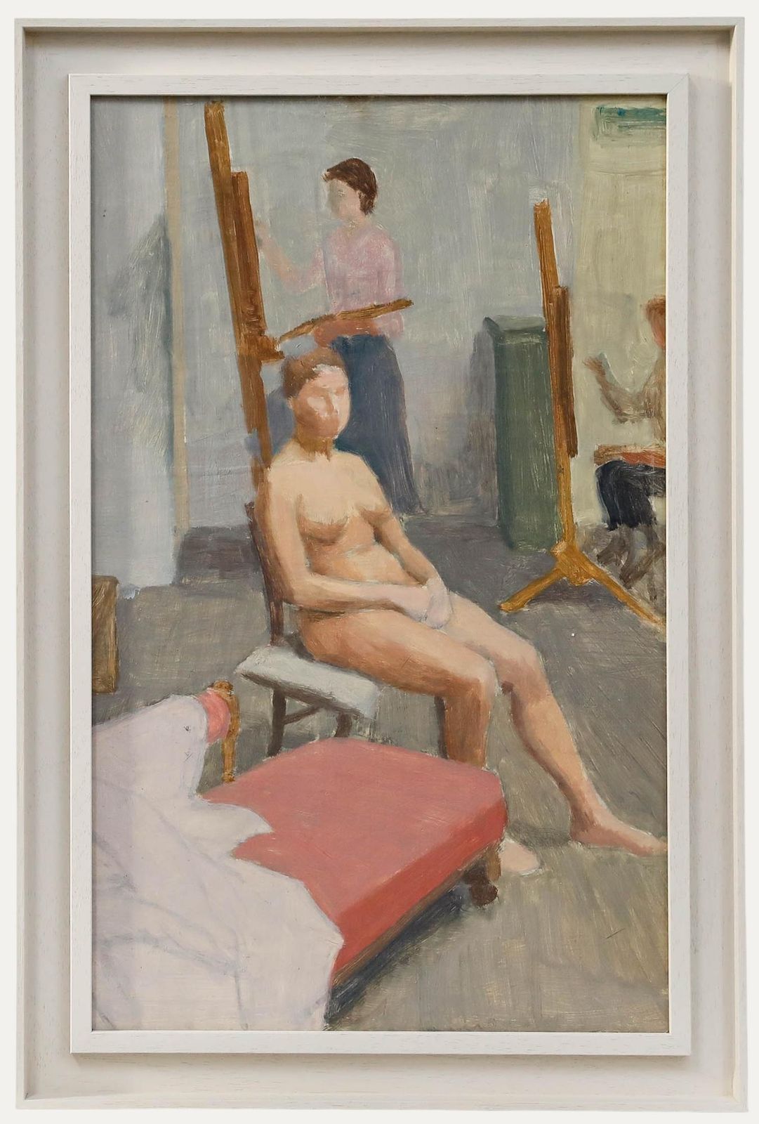 Pauline Plummer (B.1933) Contemporary Oil, Life Class