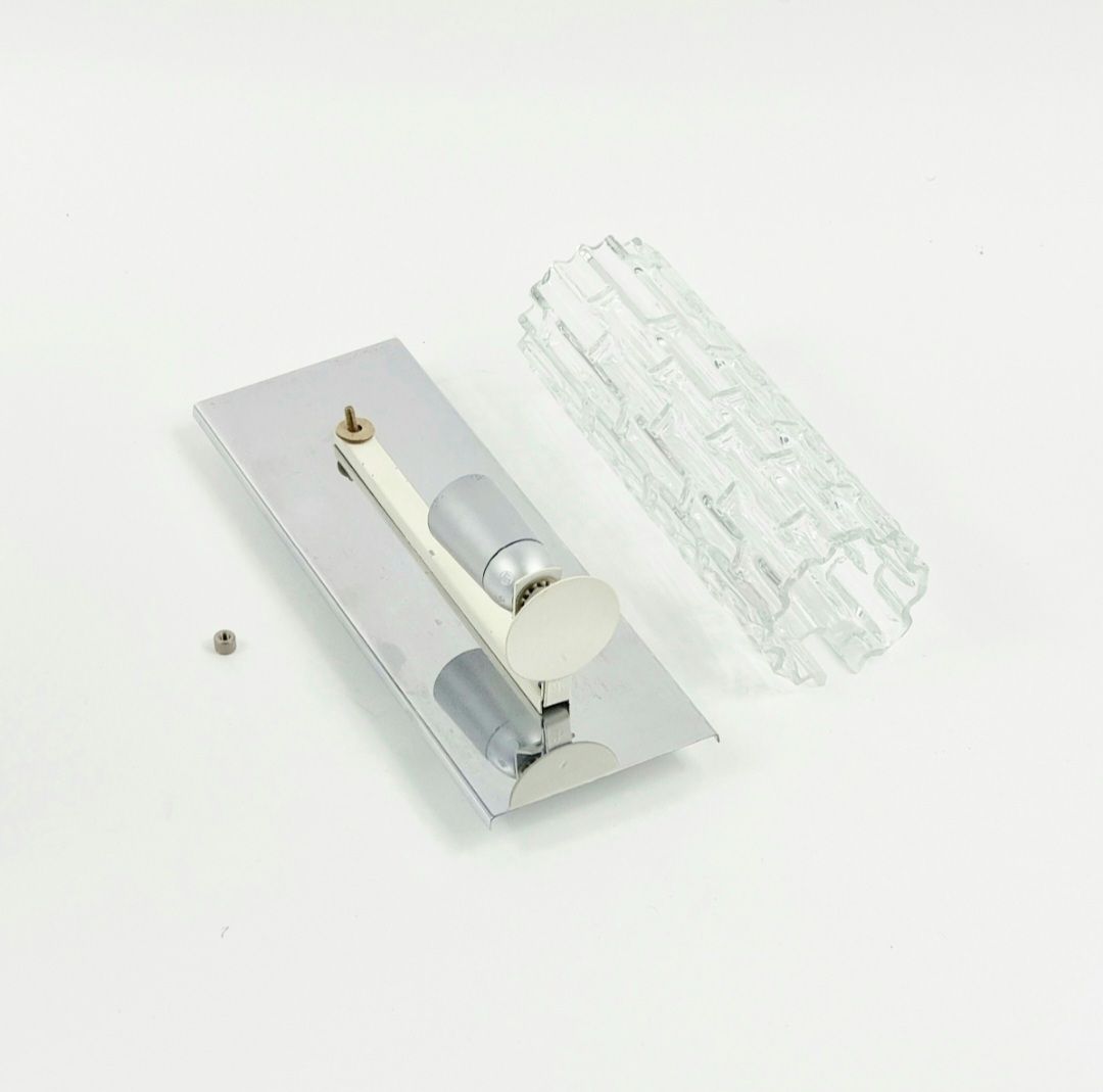 930.0 Set Van 3 Mid Century Modern Wandlampen Van Murano Glas Van Doria Leuchten, Duitsland, Jaren 1960 photo