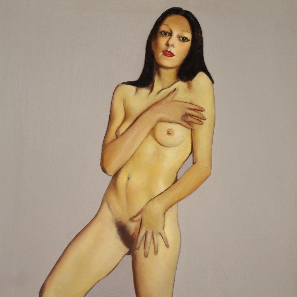 Female Nude Painting Signed By Vellani Marchi Dated 1970 photo 1450.0