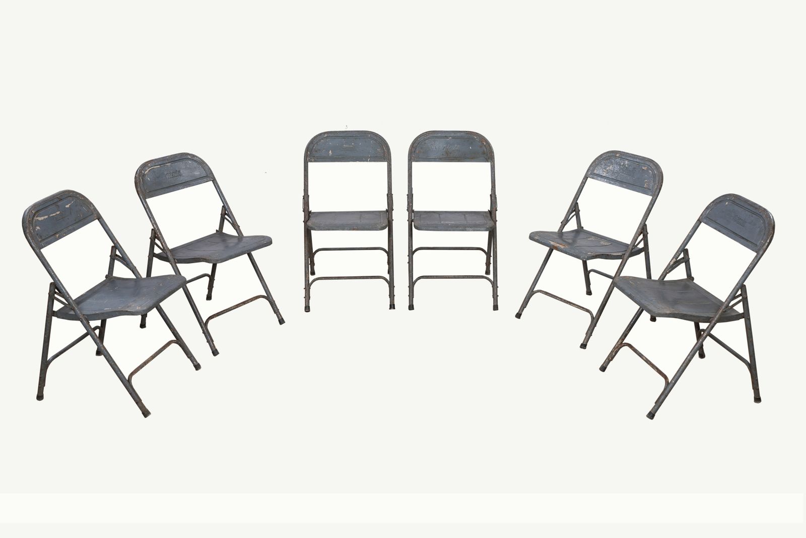 Grey Iron Folding Garden Chair photo Garden Furniture
