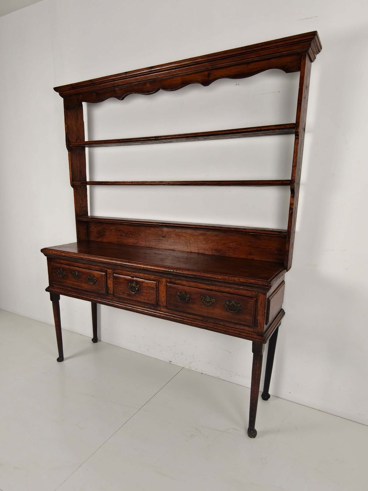 Late Georgian 18th Century Welsh Dresser – Solid Oak photo furniture