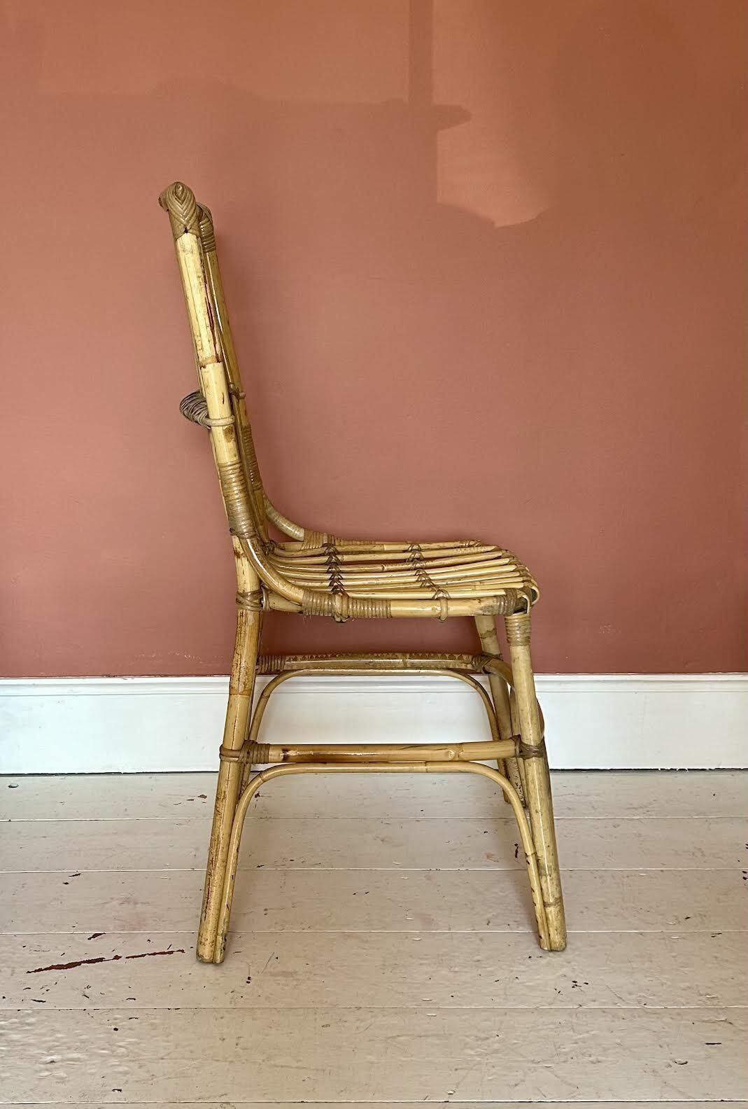 Vintage Bamboo And Rattan Chair photo Furniture