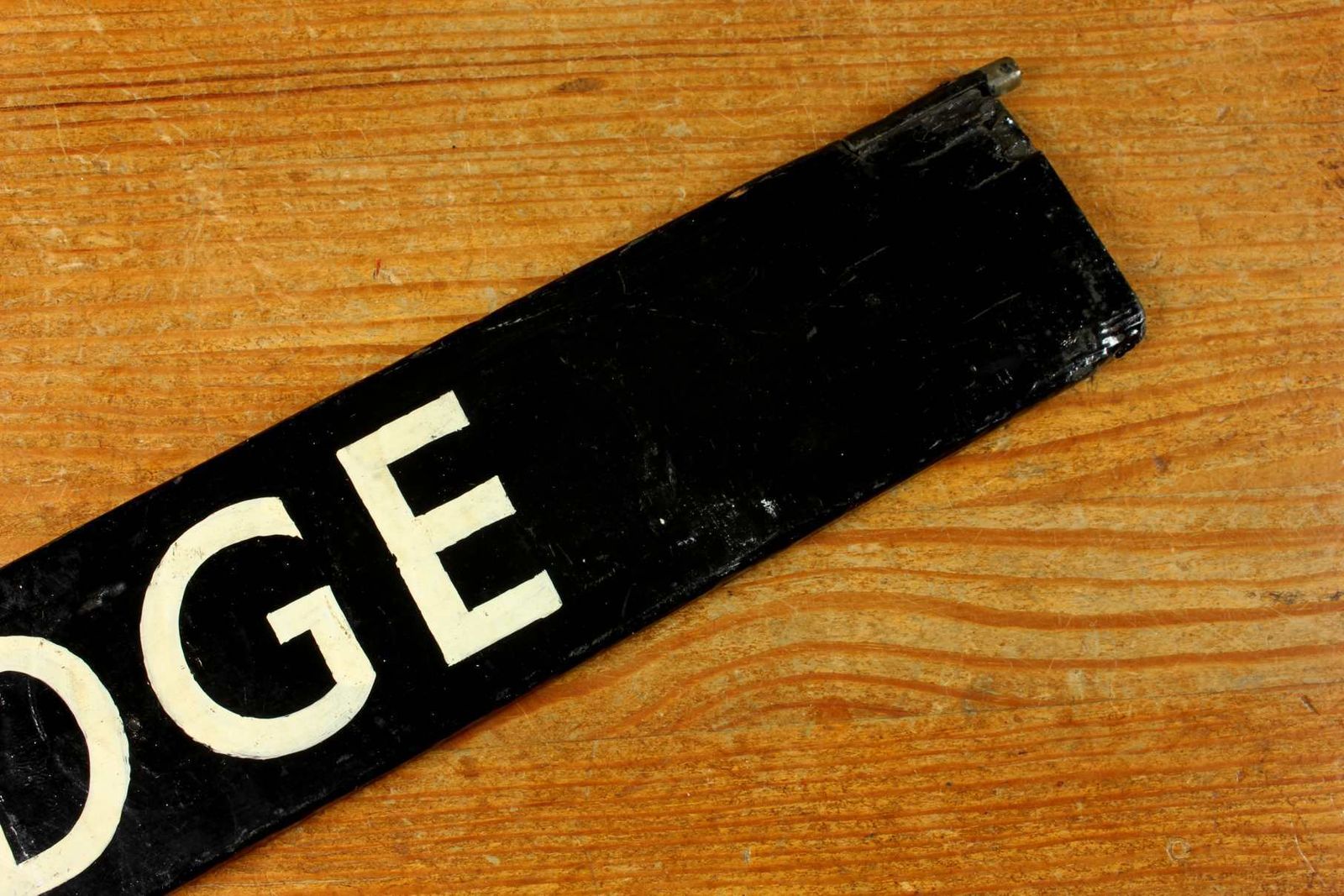 Antique Cambridge Destination Sign. Train Station Name Sign. C1930. photo vintage