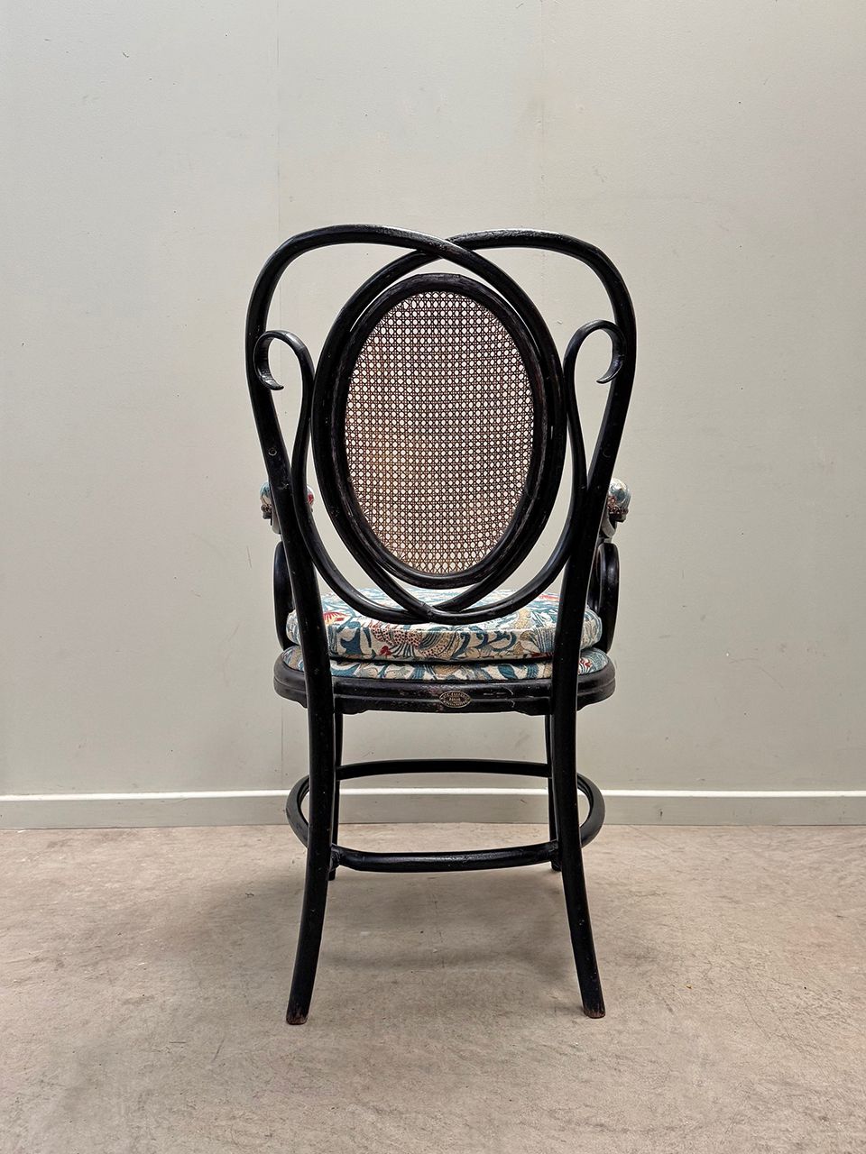 Art Nouveau Chair, 1800s, Beech photo vintage